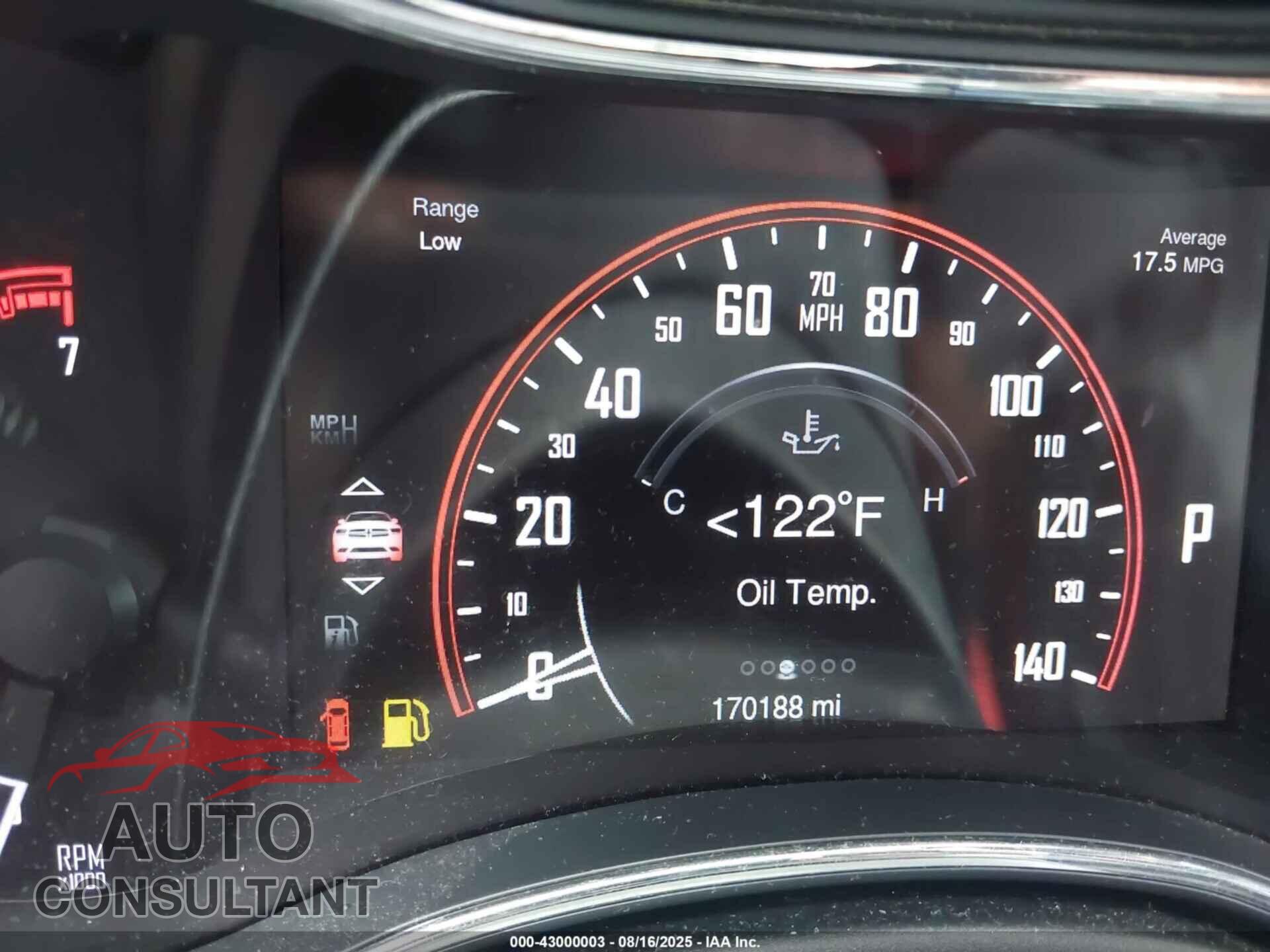 DODGE DURANGO 2015 - 1C4RDHDG0FC187619