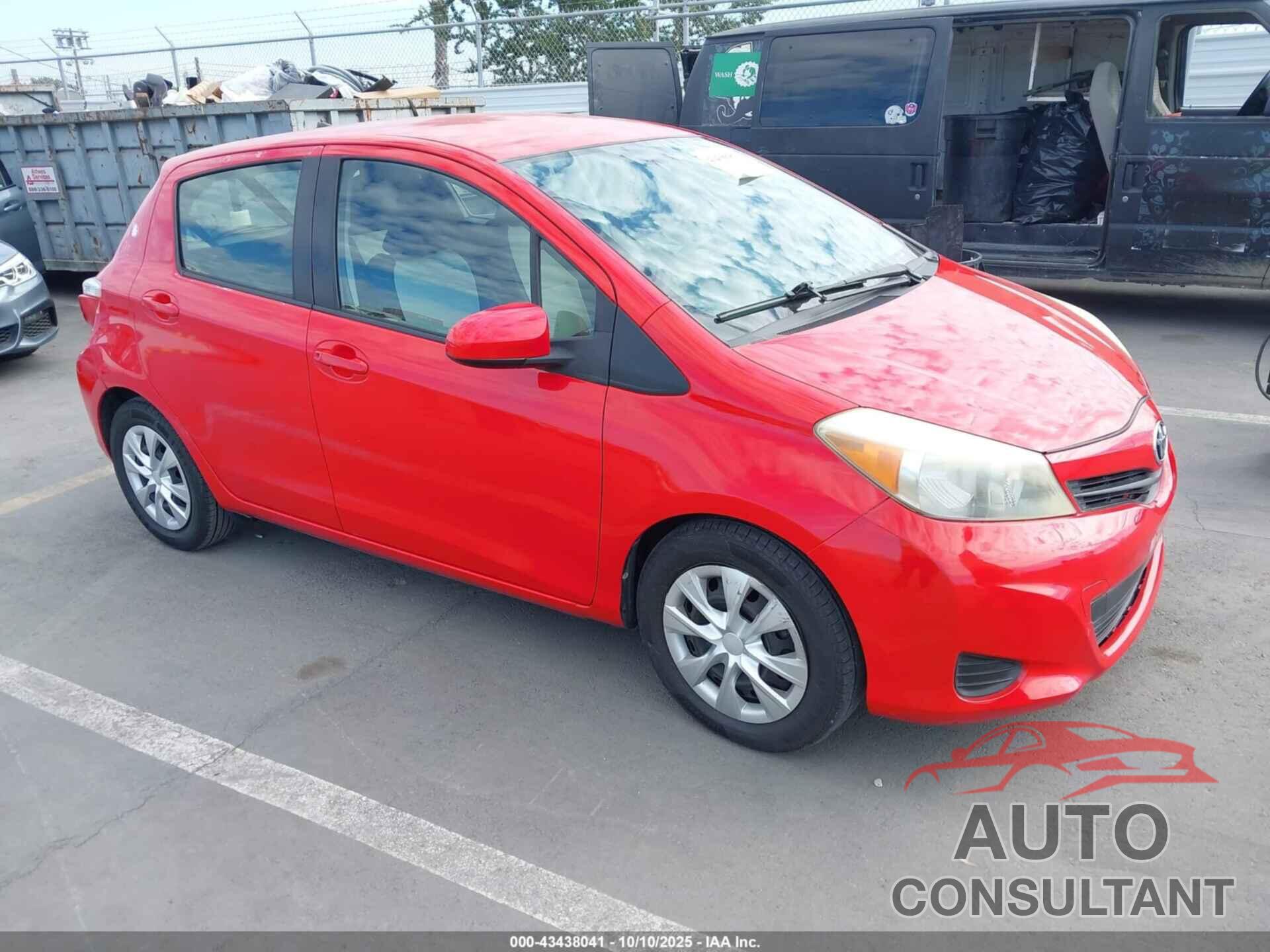 TOYOTA YARIS 2012 - JTDKTUD39CD501896