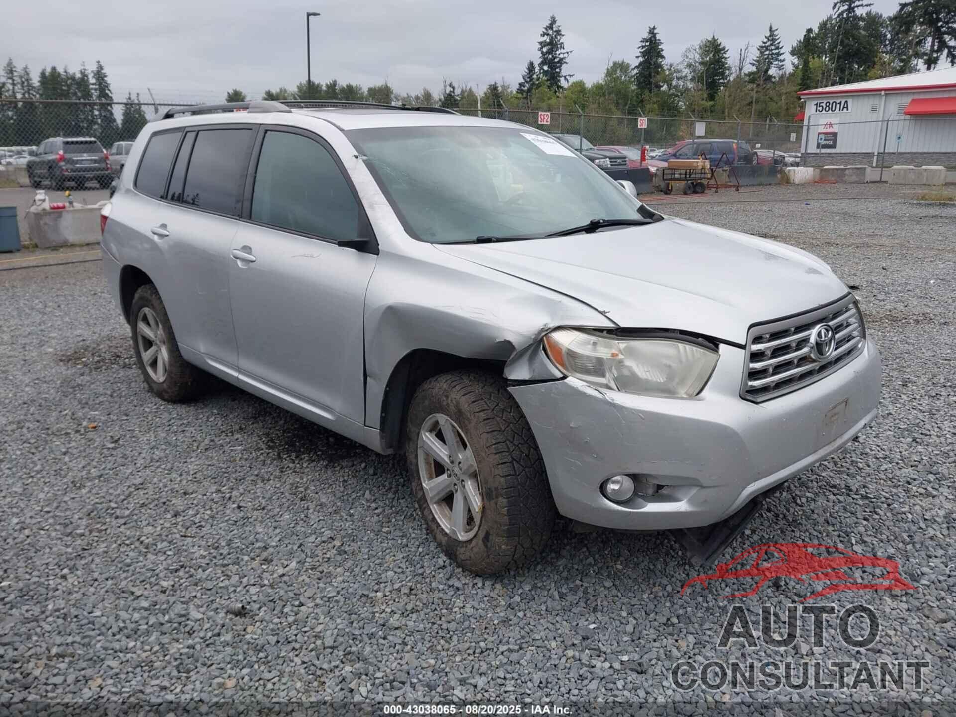 TOYOTA HIGHLANDER 2010 - 5TDJK3EH4AS039557