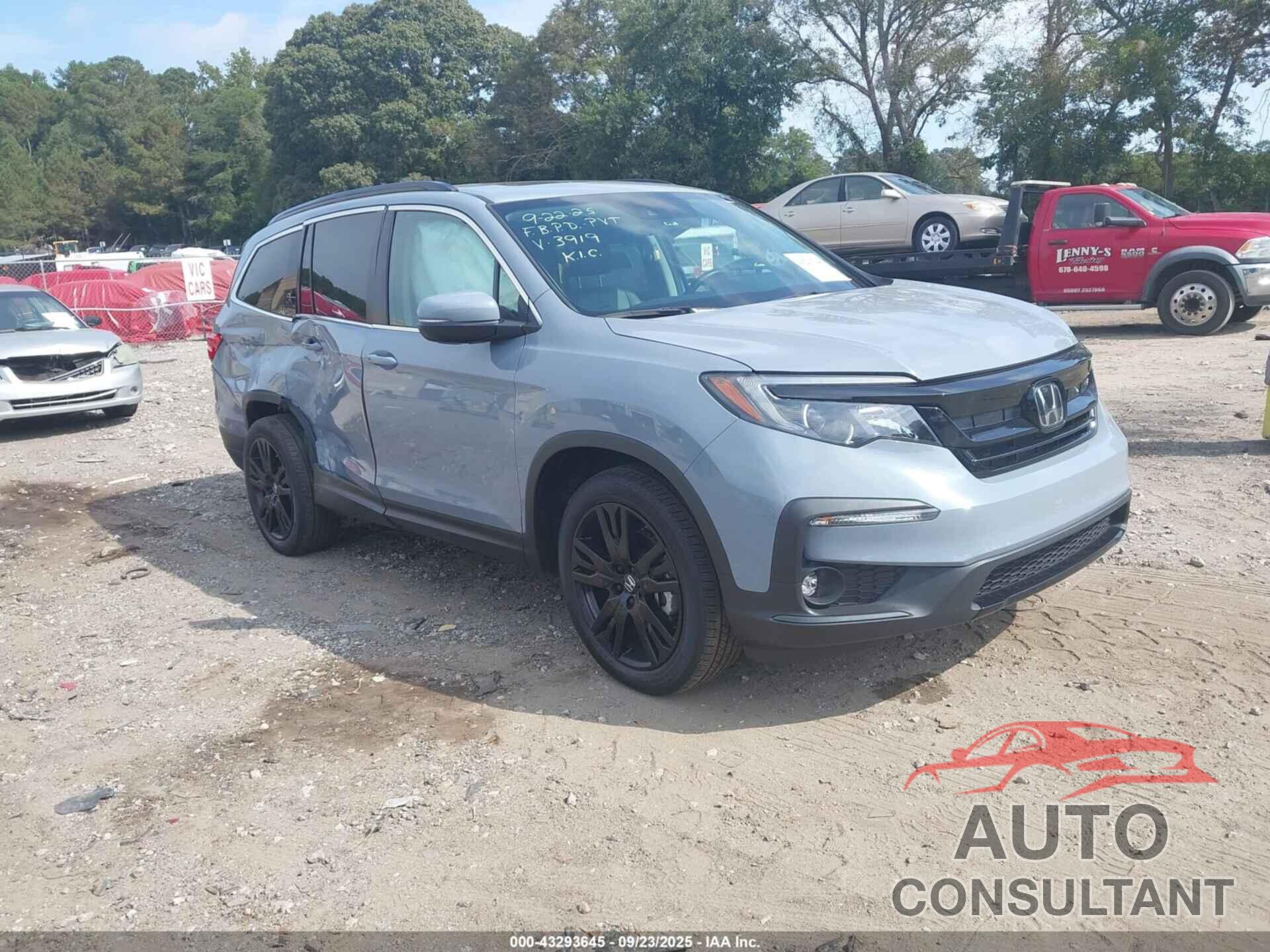 HONDA PILOT 2022 - 5FNYF5H24NB033919