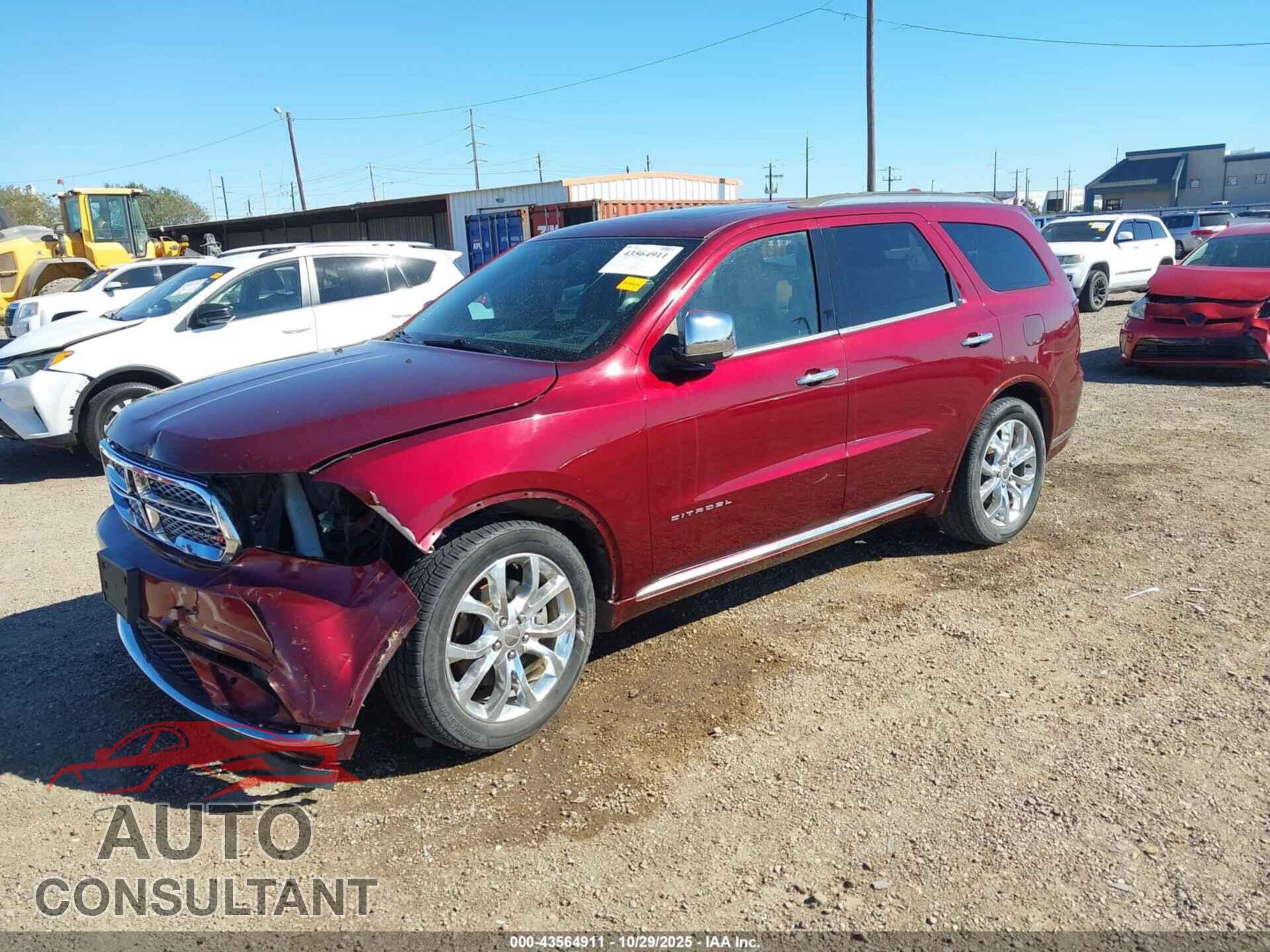 DODGE DURANGO 2016 - 1C4RDHEG7GC483737