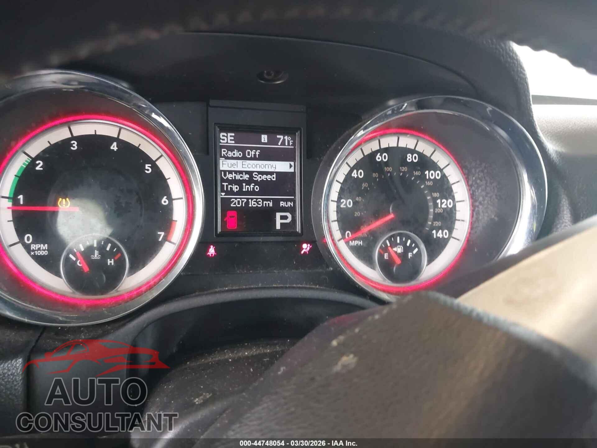 DODGE DURANGO 2013 - 1C4RDJAG3DC678761