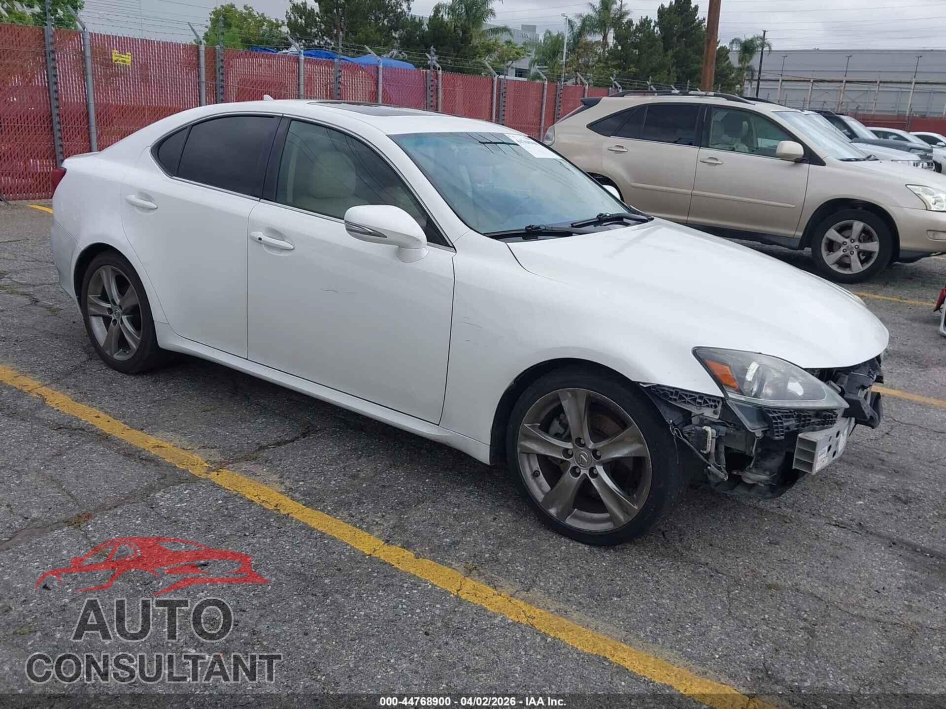 LEXUS IS 250 2012 - JTHBF5C29C5176827