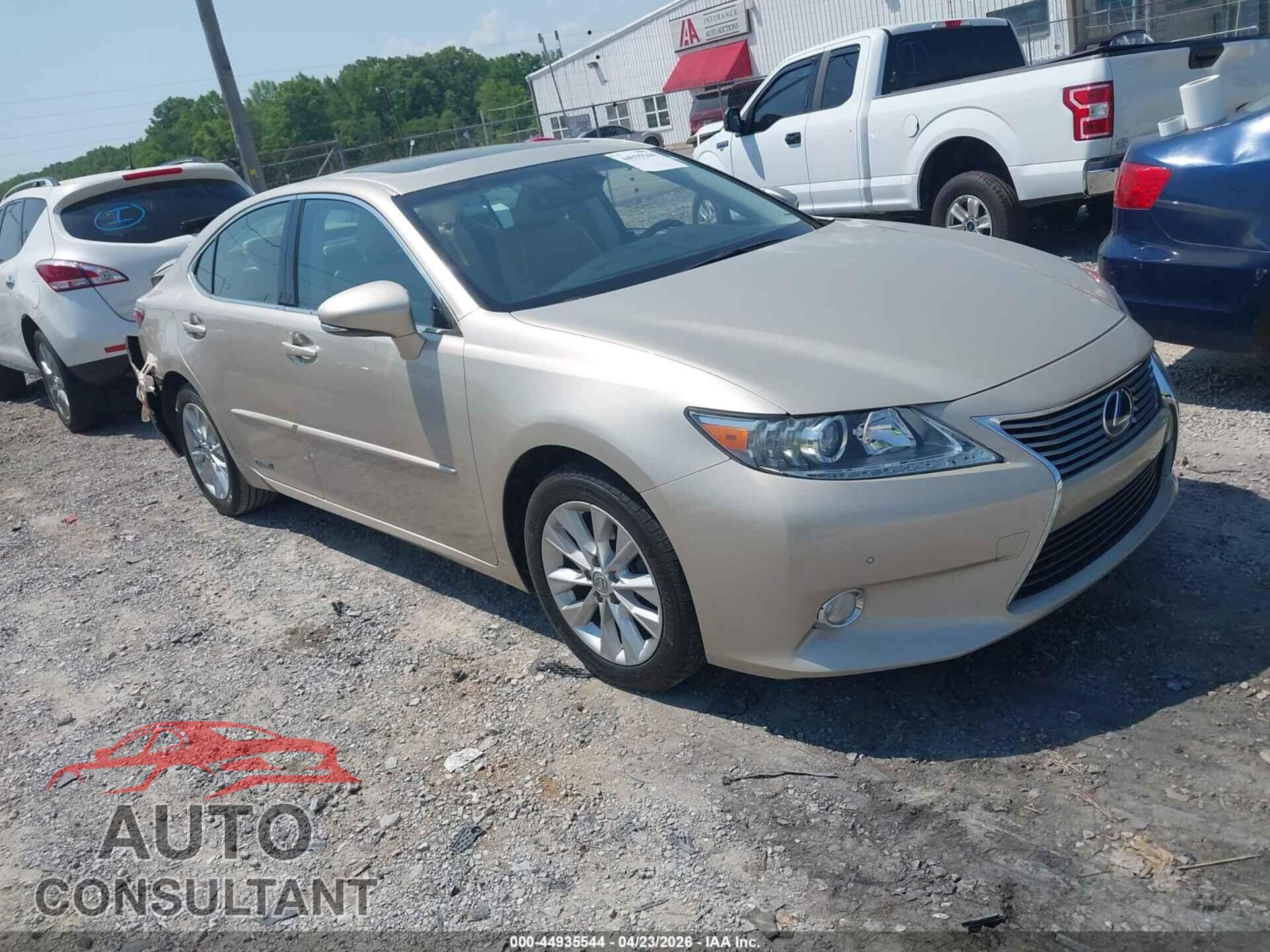 LEXUS ES 300H 2013 - JTHBW1GG8D2013068