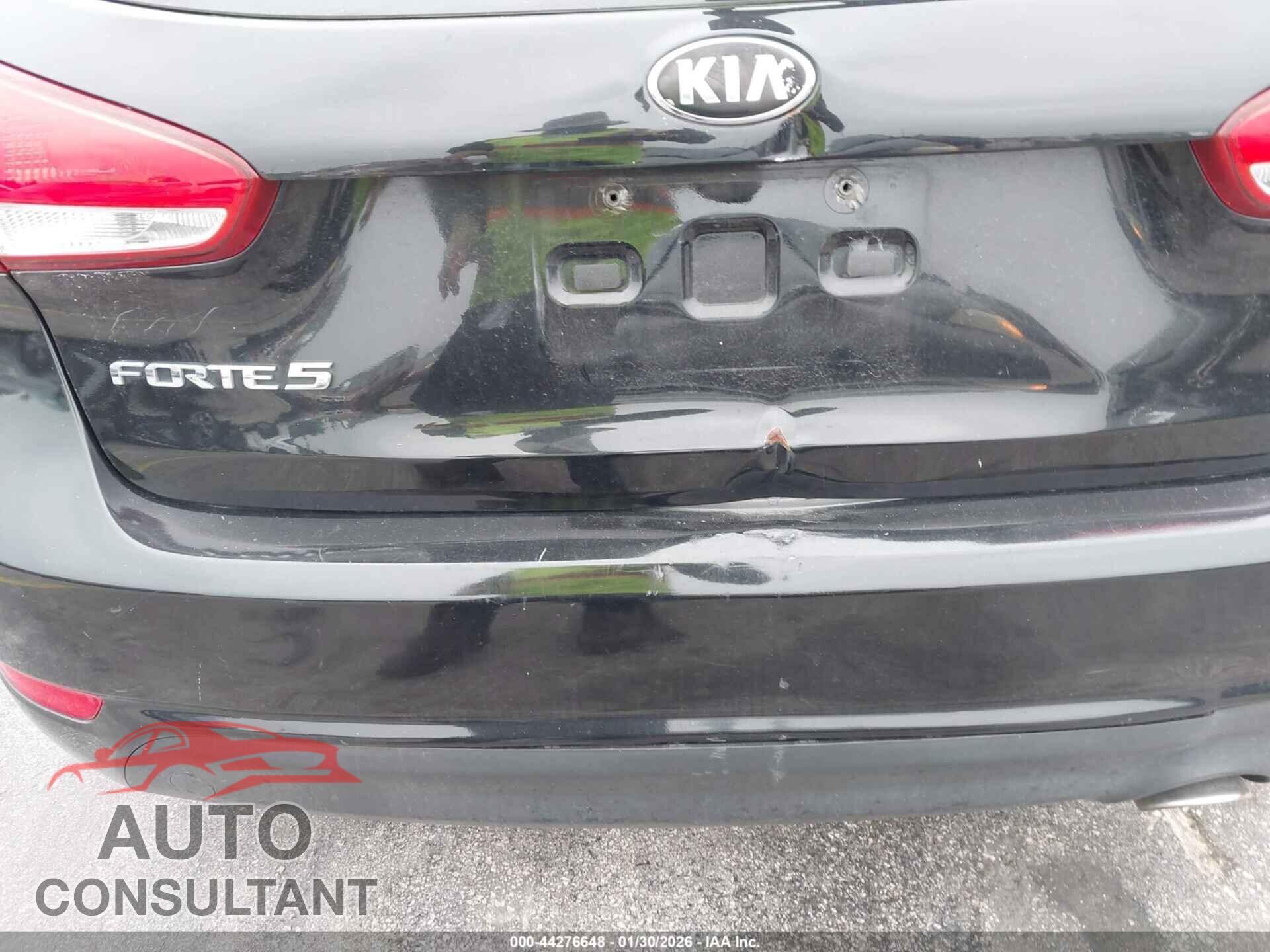 KIA FORTE 2017 - KNAFK5A80H5719900