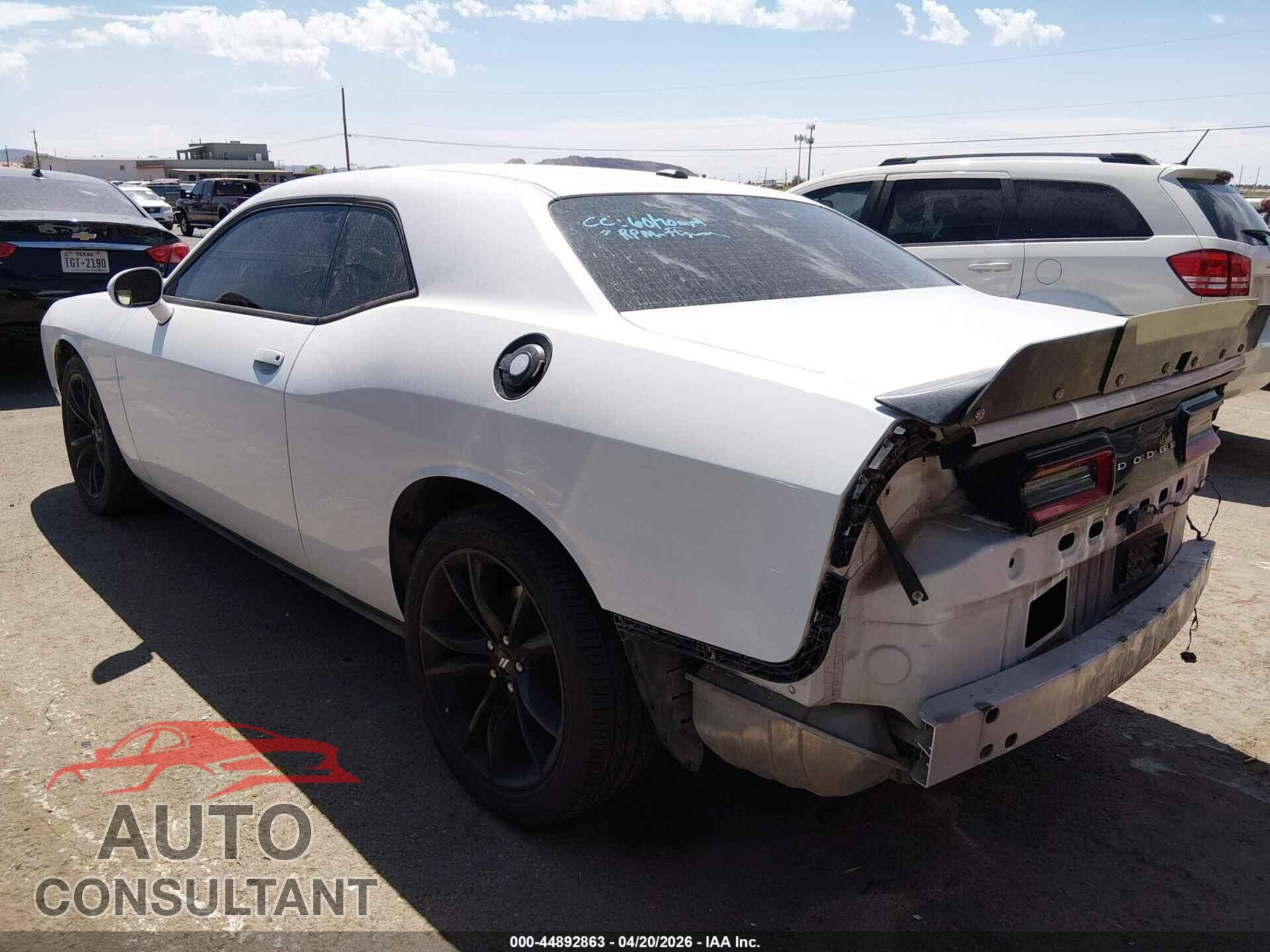 DODGE CHALLENGER 2017 - 2C3CDZAG6HH531443