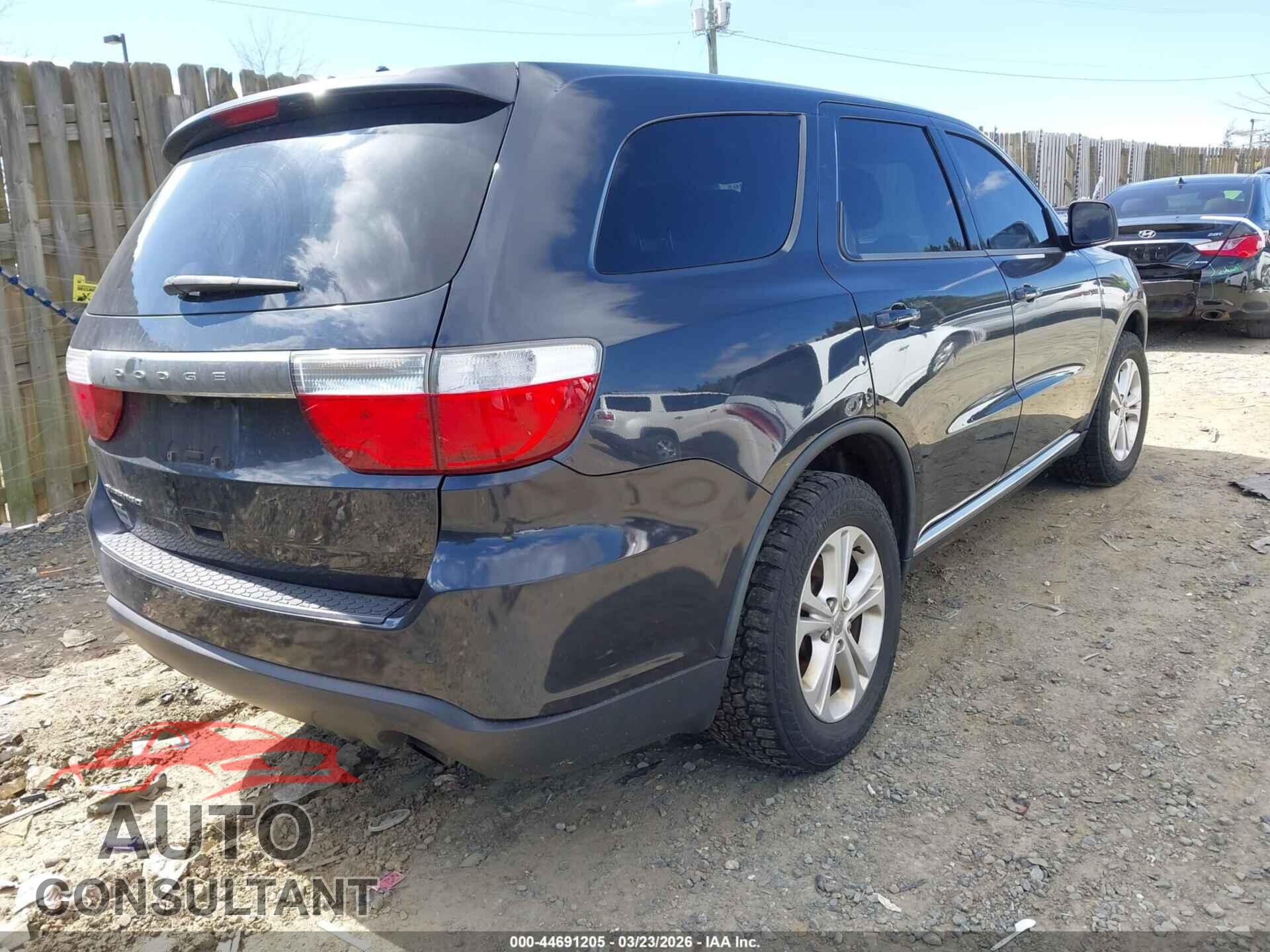DODGE DURANGO 2013 - 1C4RDJAG3DC662284