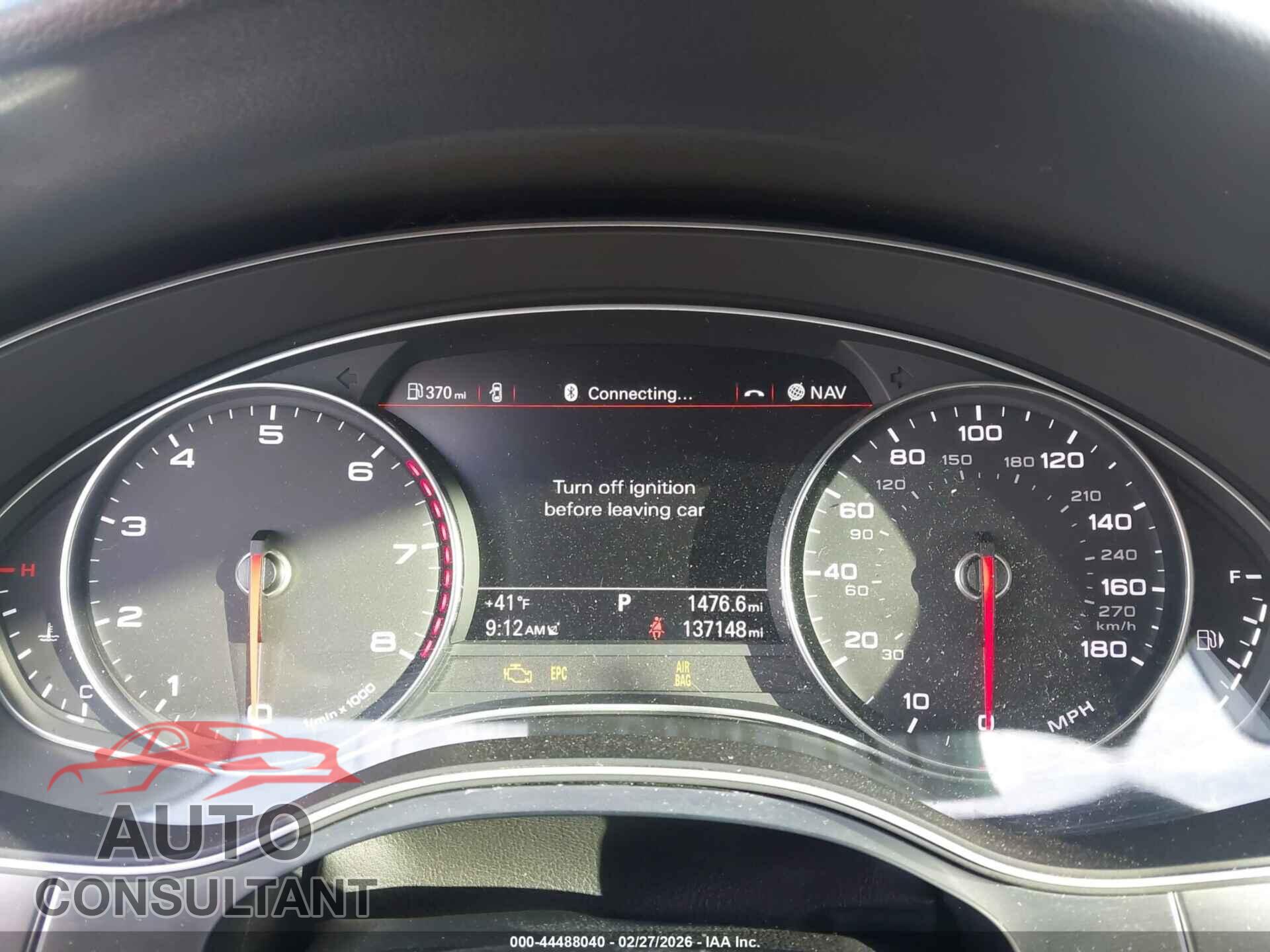 AUDI A6 2013 - WAUGFBFC1DN146407