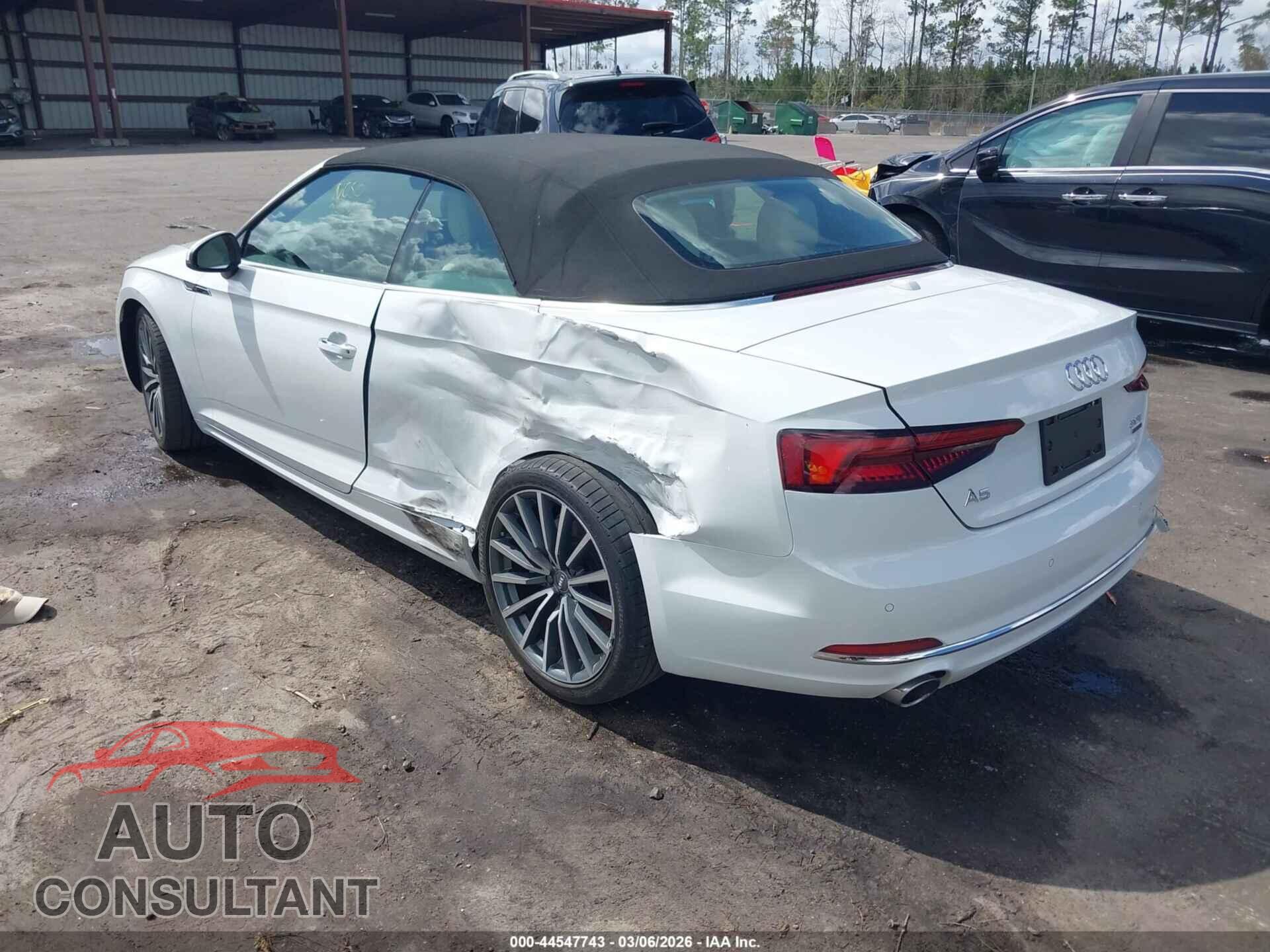 AUDI A5 2018 - WAUYNGF50JN019763