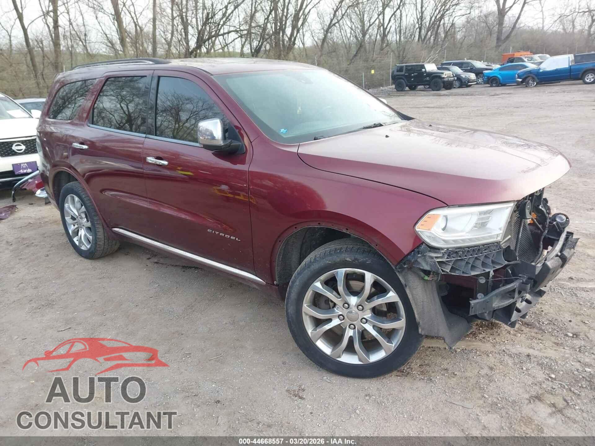 DODGE DURANGO 2016 - 1C4RDJEG4GC346925