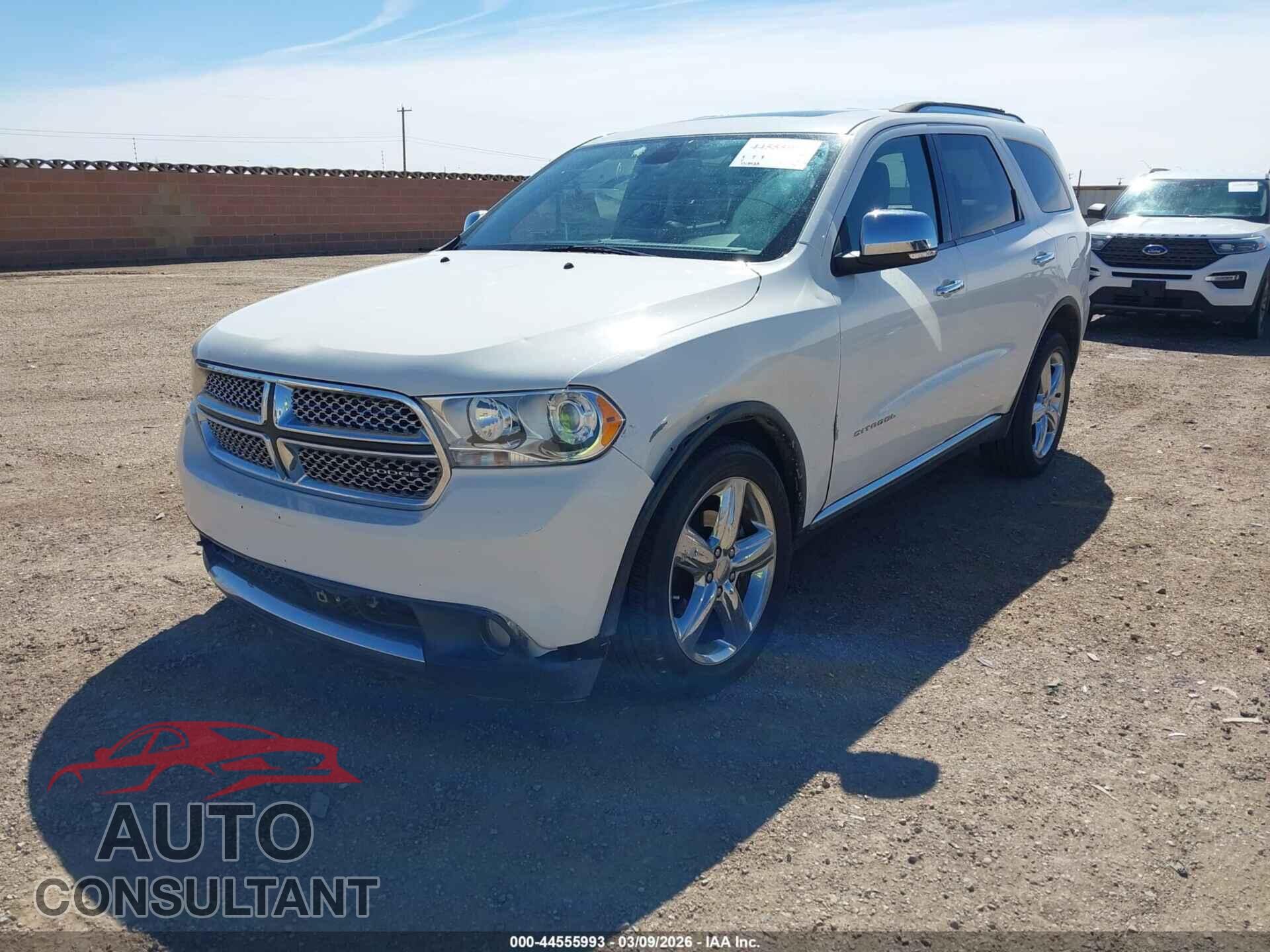 DODGE DURANGO 2011 - 1D4SE5GTXBC674488