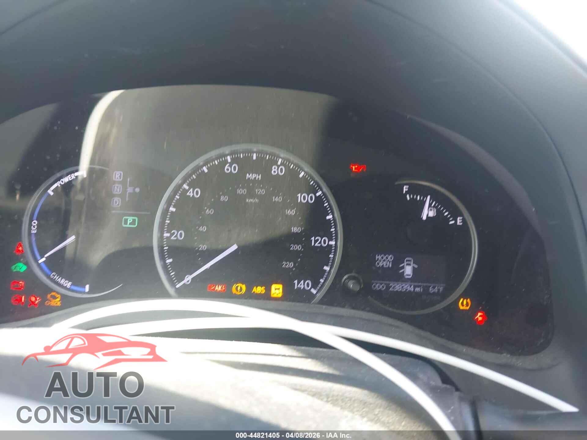 LEXUS CT 200H 2011 - JTHKD5BH4B2032050