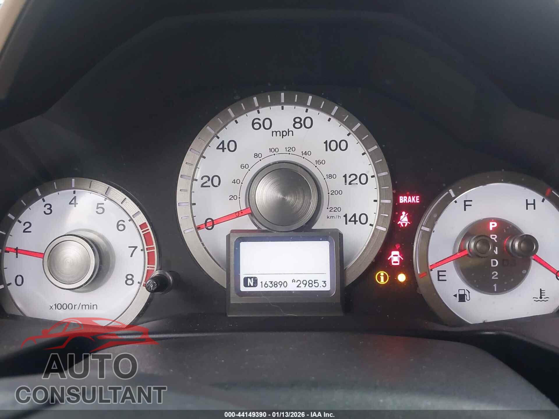 HONDA PILOT 2011 - 5FNYF3H73BB030330