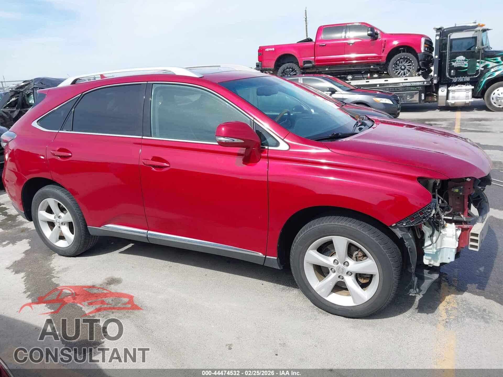 LEXUS RX 350 2012 - 2T2ZK1BA5CC085677