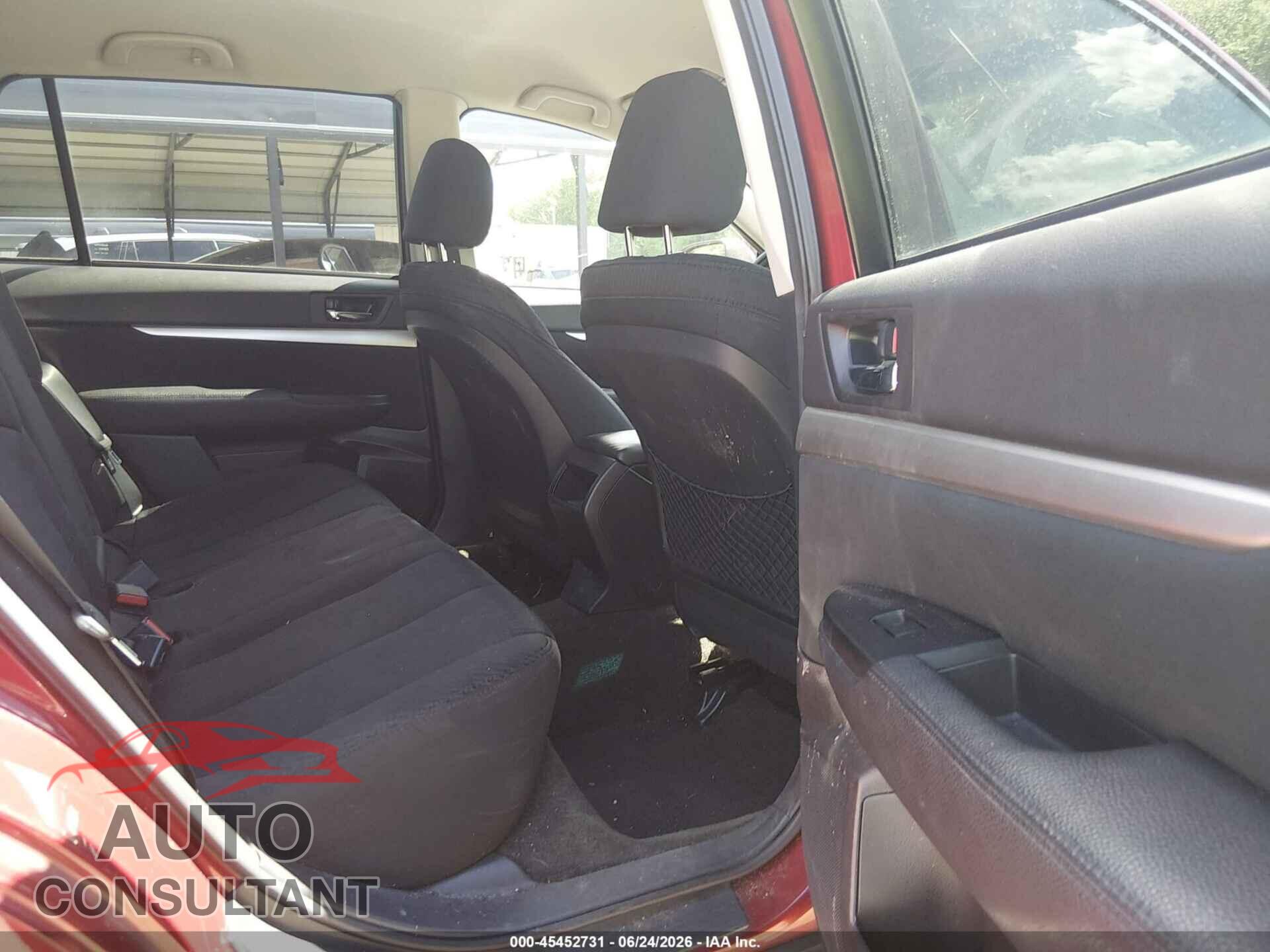 SUBARU OUTBACK 2012 - 4S4BRBCC7C3255047