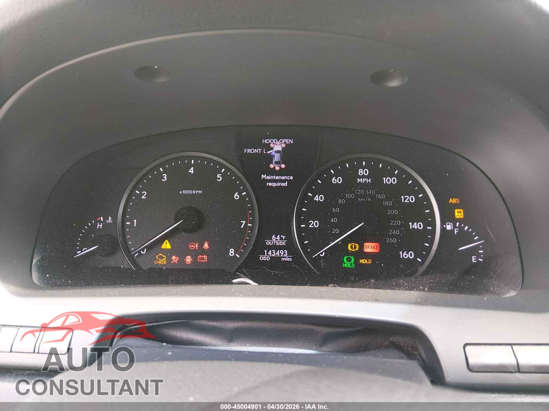 LEXUS LS 460 2016 - JTHBL5EF8G5140416