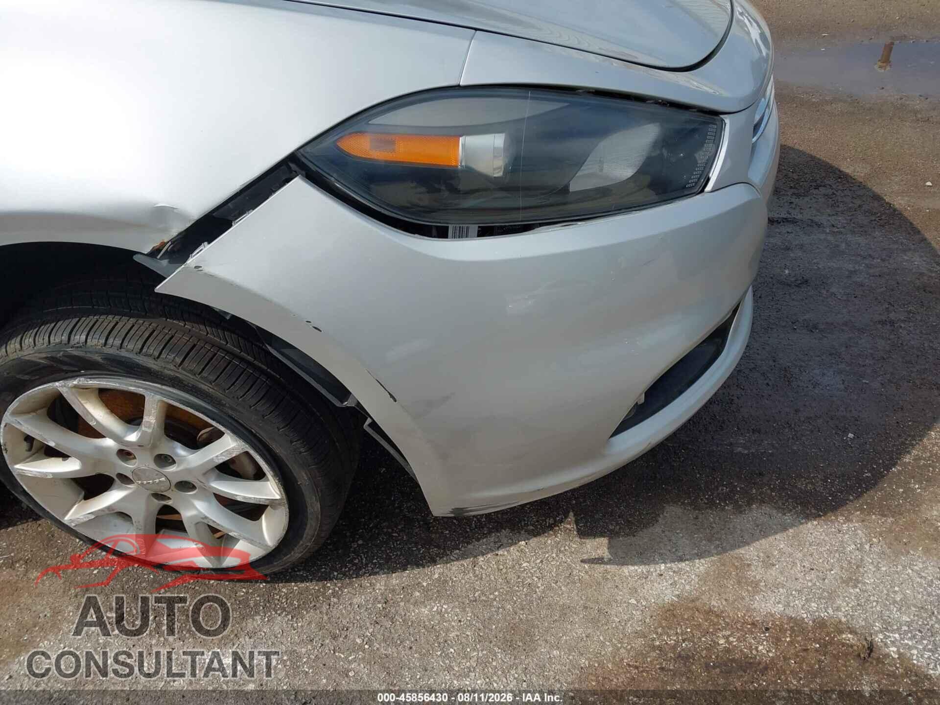 DODGE DART 2013 - 1C3CDFBA2DD307523