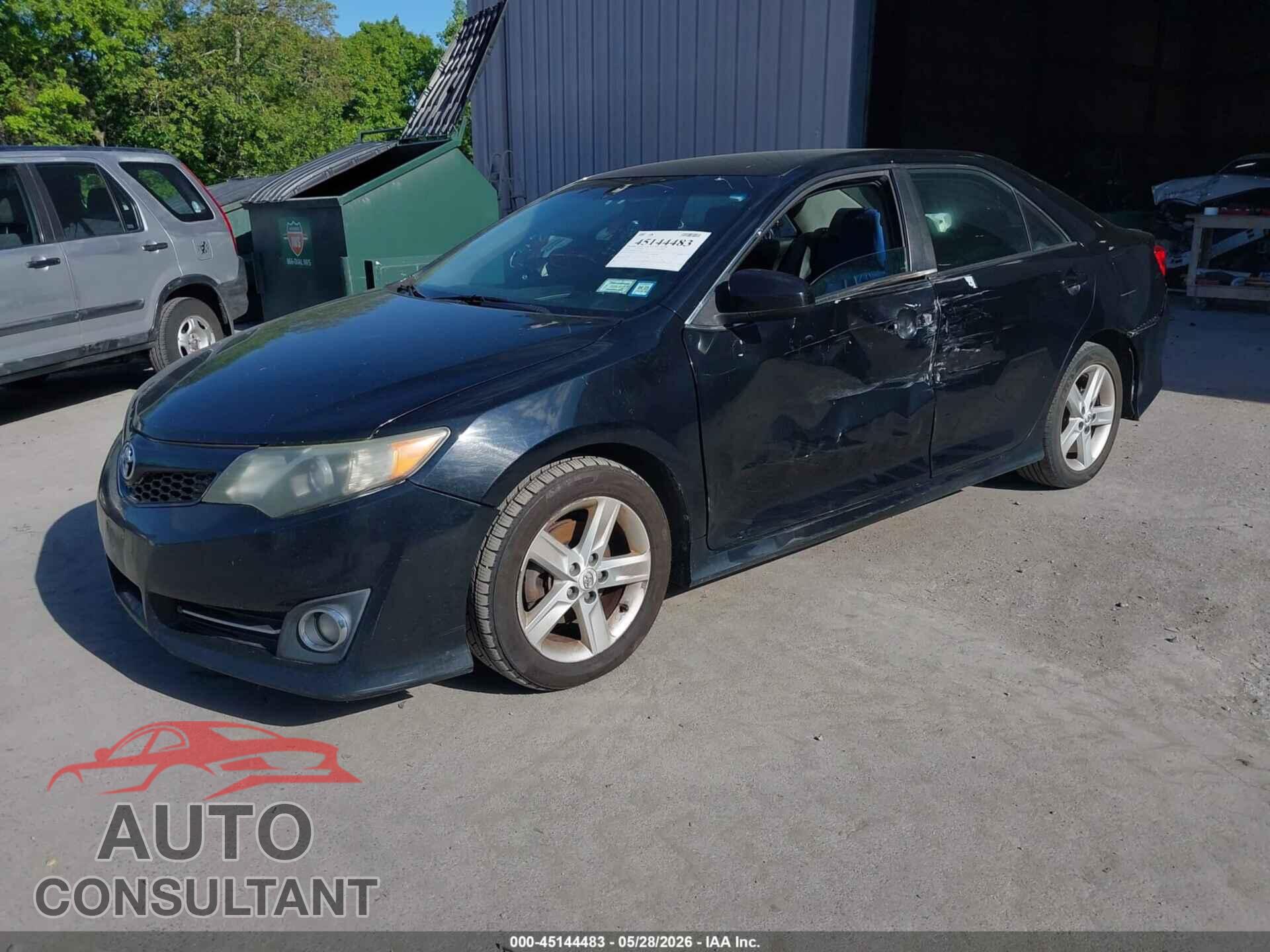 TOYOTA CAMRY 2012 - 4T1BF1FK6CU184326
