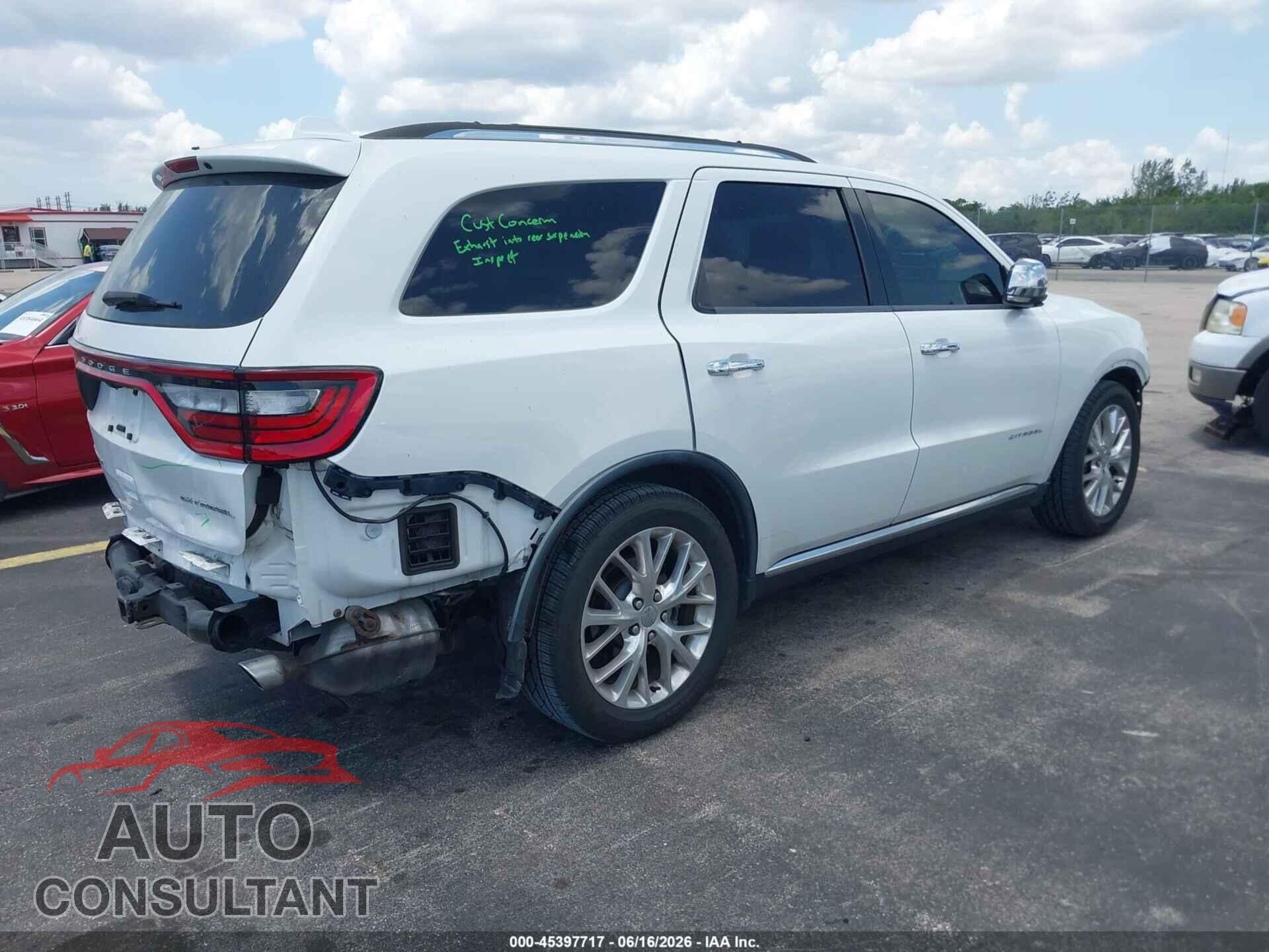 DODGE DURANGO 2014 - 1C4SDHETXEC970782