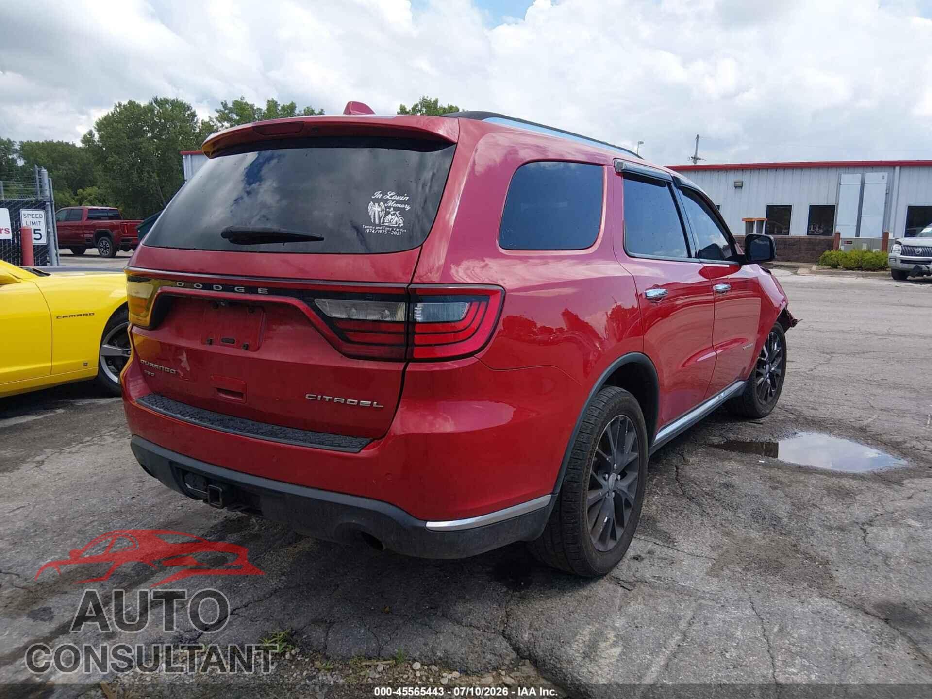 DODGE DURANGO 2014 - 1C4SDJET6EC267767