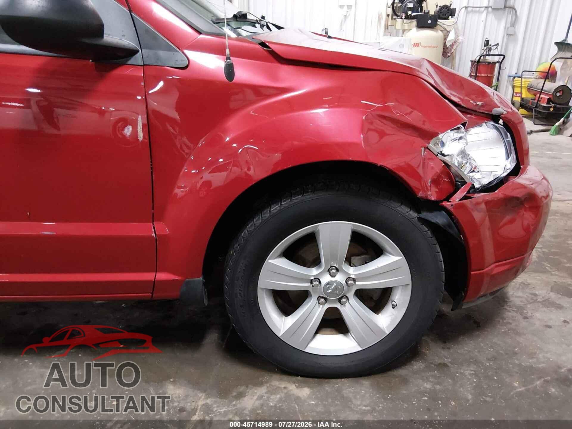DODGE CALIBER 2012 - 1C3CDWDA1CD536366