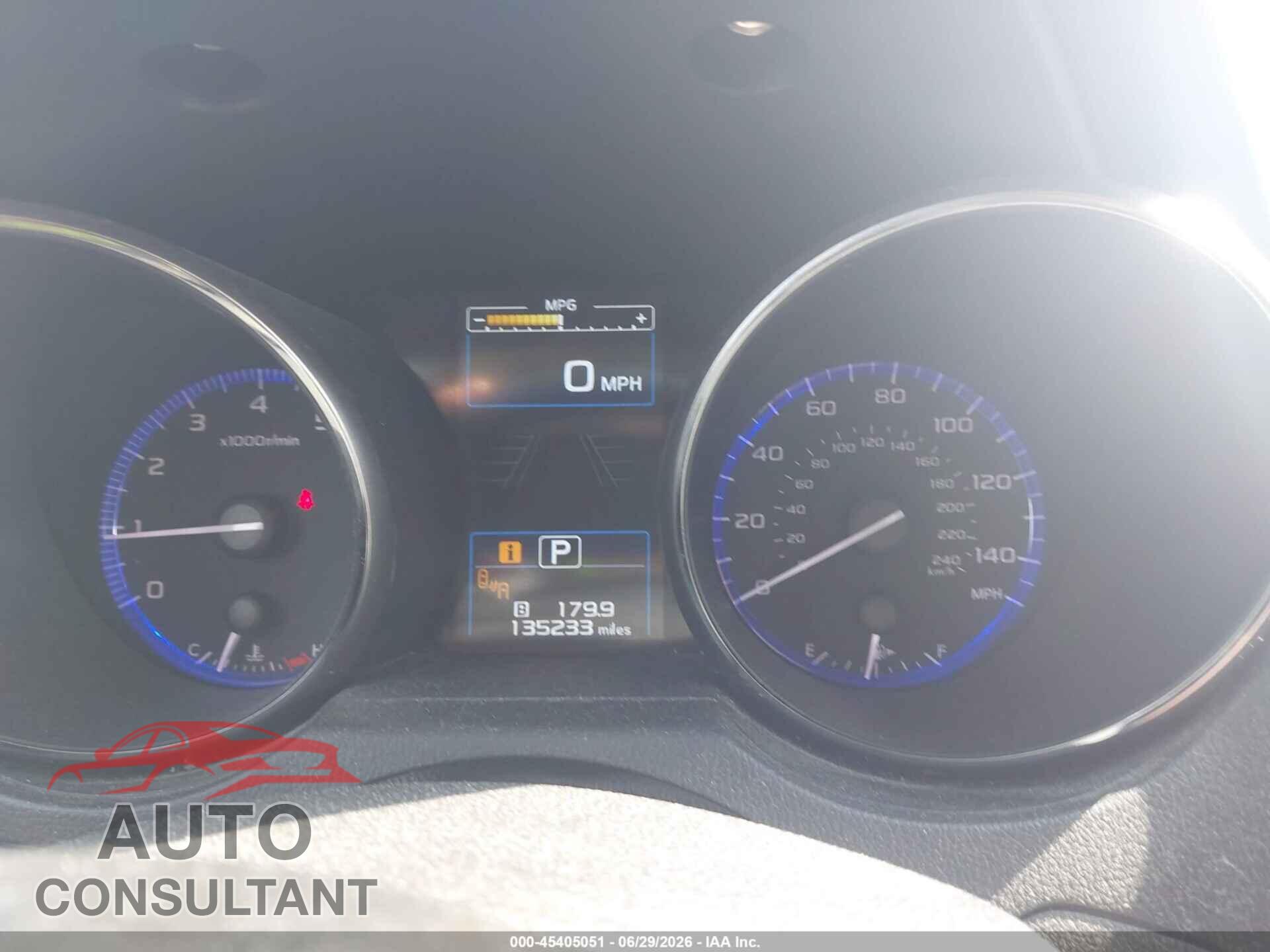 SUBARU OUTBACK 2015 - 4S4BSBFC9F3343473