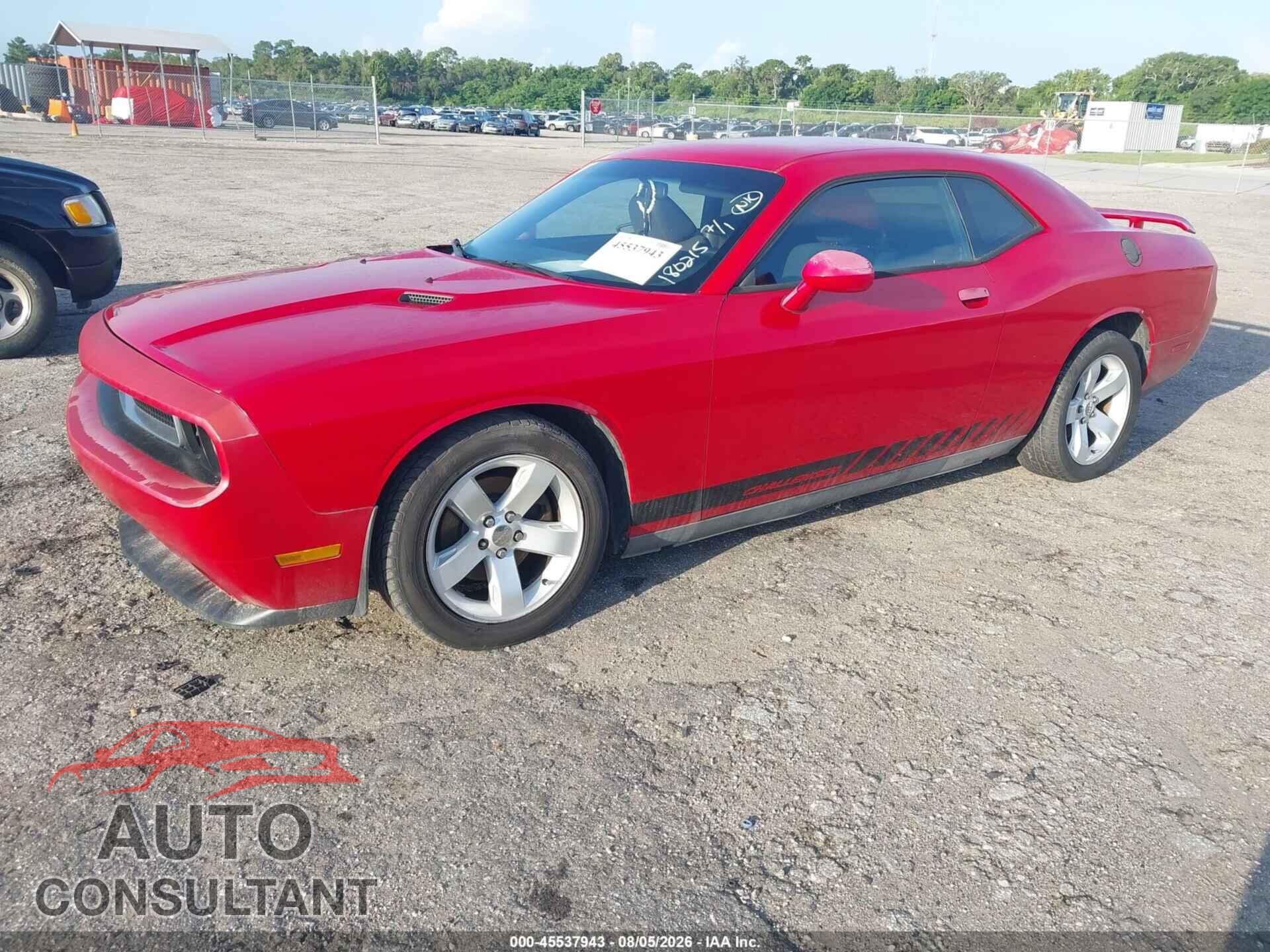 DODGE CHALLENGER 2012 - 2C3CDYAG8CH180215