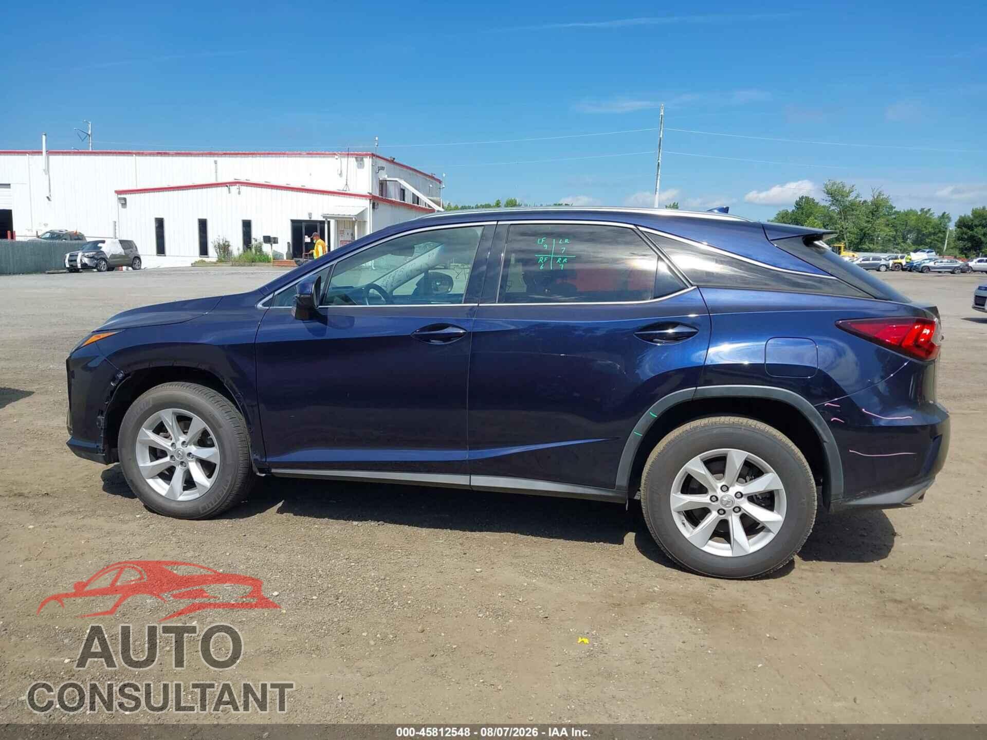 LEXUS RX 350 2017 - 2T2BZMCA1HC130148