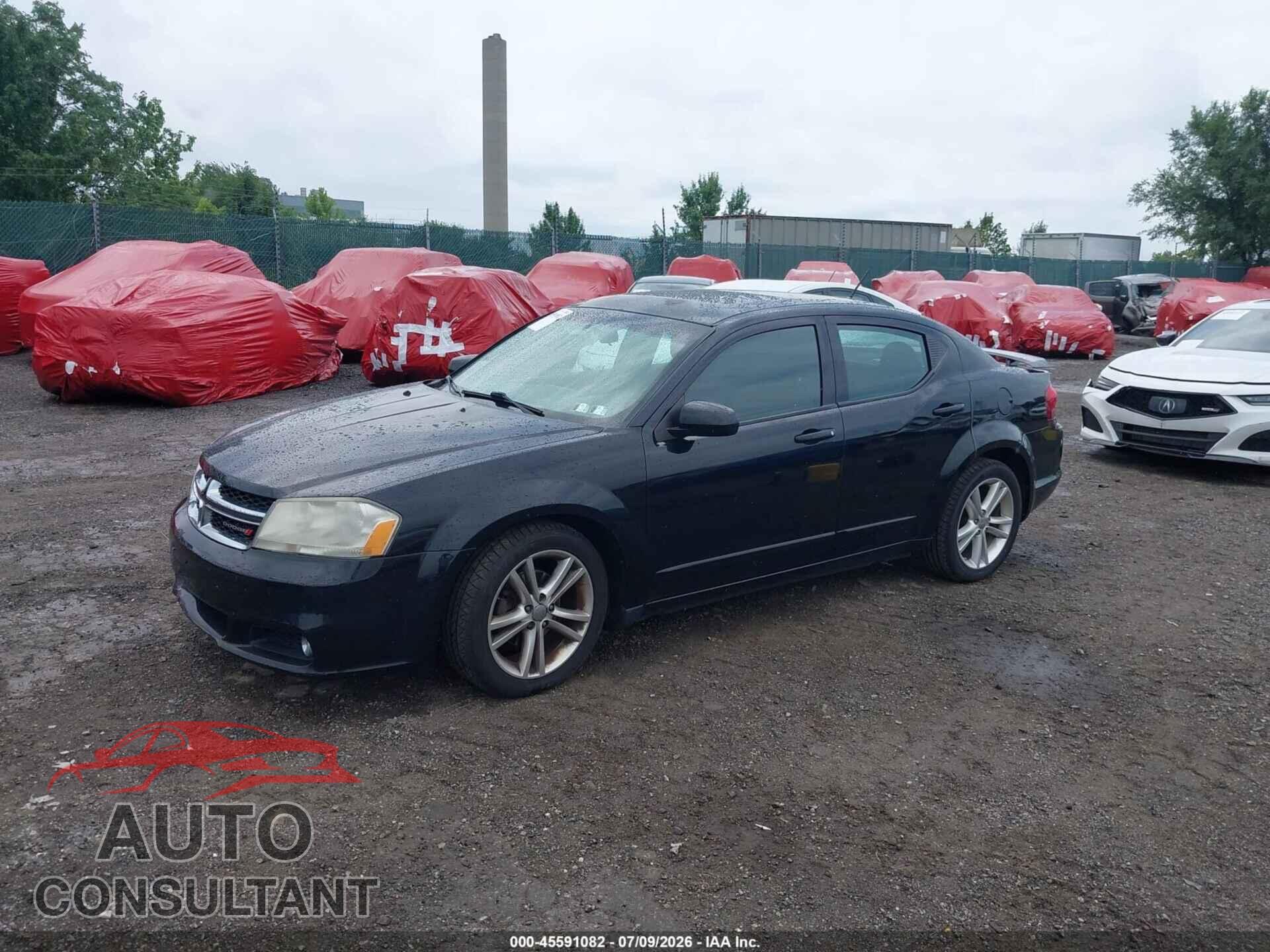 DODGE AVENGER 2012 - 1C3CDZEG3CN251991