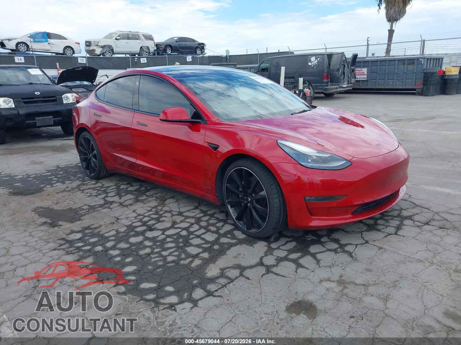 TESLA MODEL 3 2022 - 5YJ3E1EB9NF130656