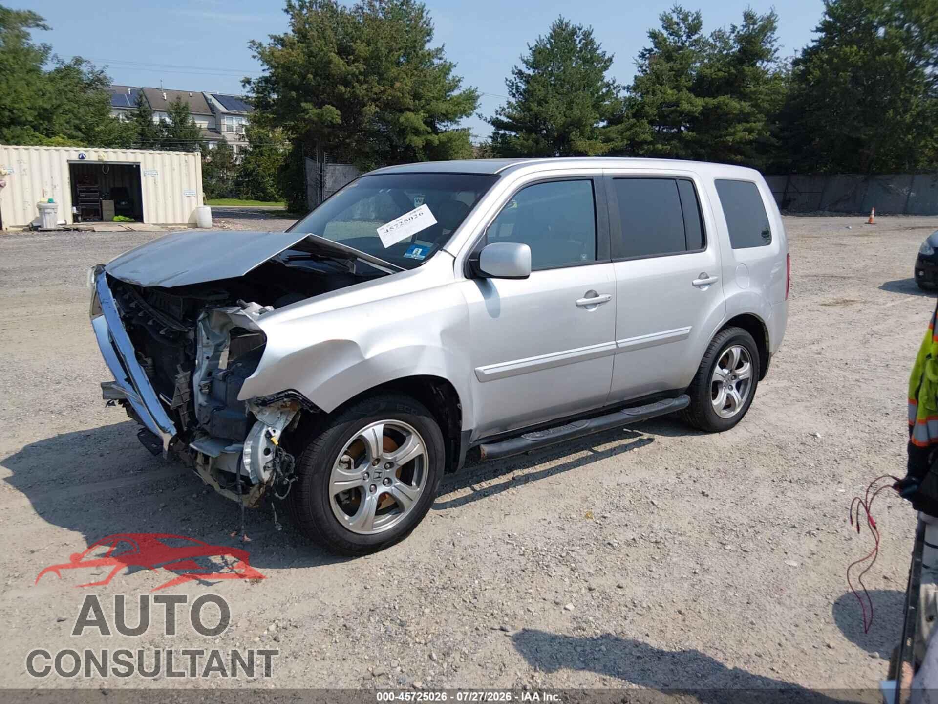 HONDA PILOT 2012 - 5FNYF4H58CB070960