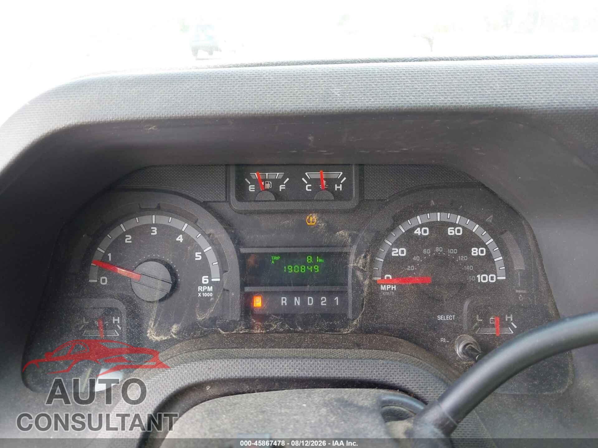 FORD E-250 2013 - 1FTNE2EW1DDB16399