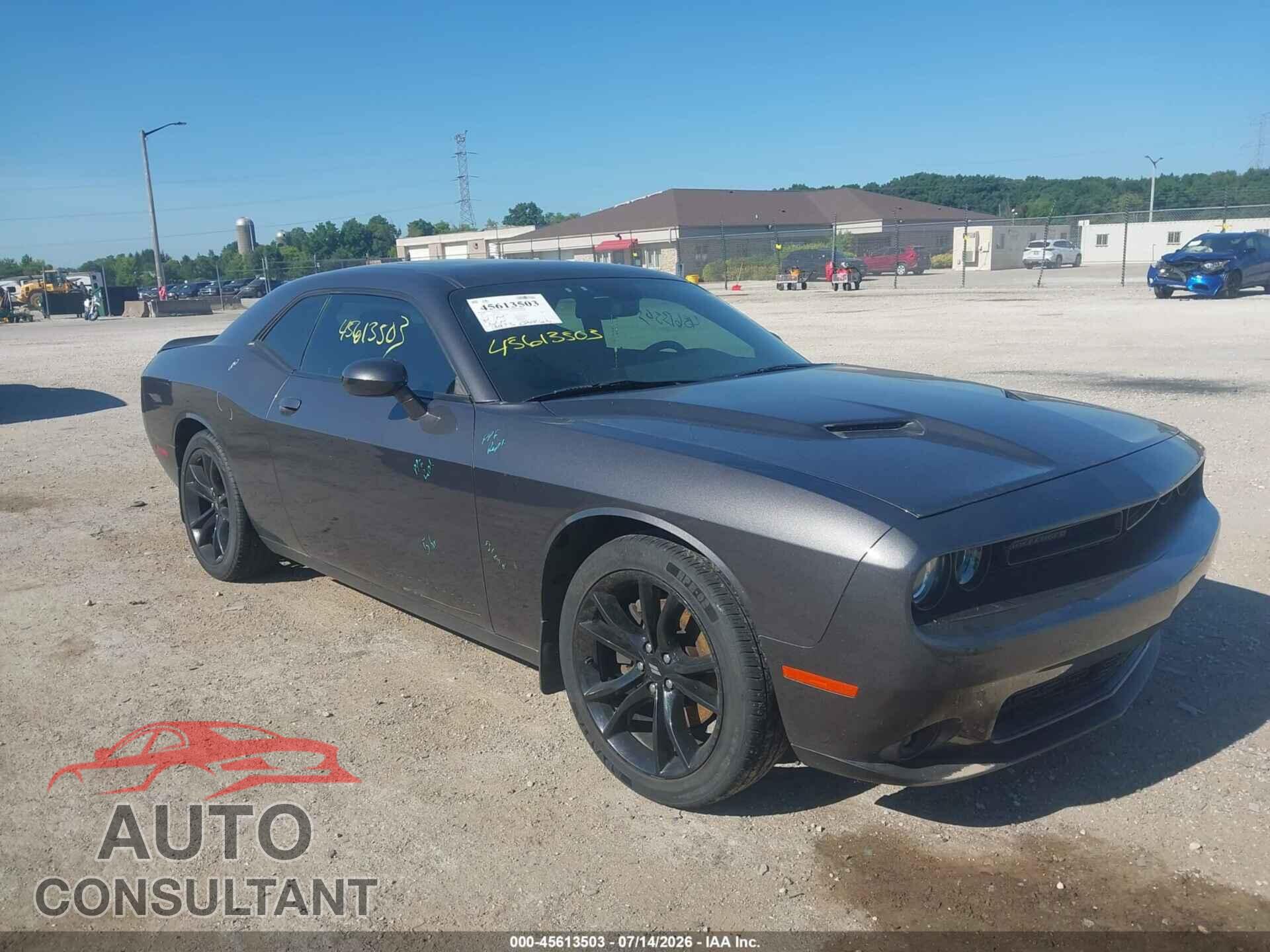 DODGE CHALLENGER 2018 - 2C3CDZAG2JH322237