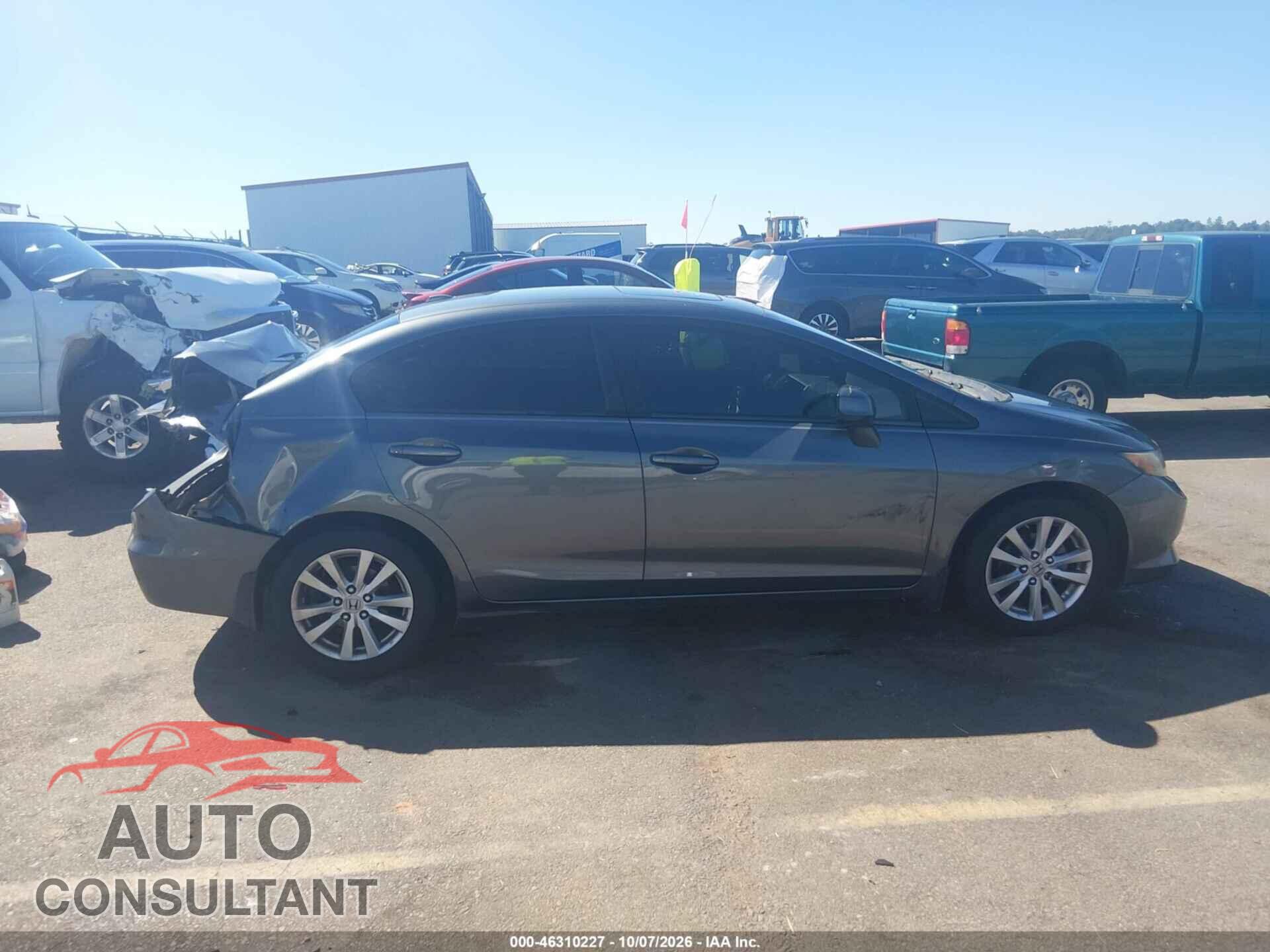HONDA CIVIC 2012 - 19XFB2F95CE302739