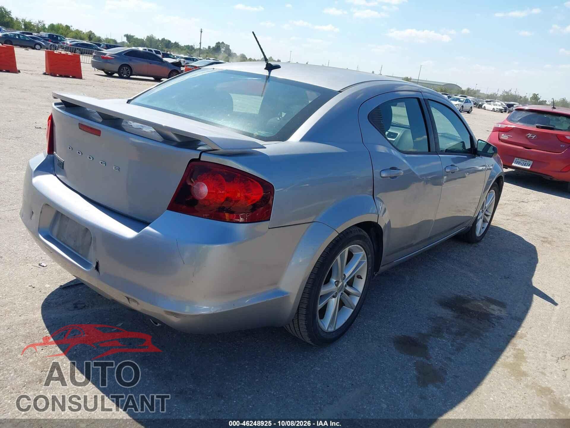 DODGE AVENGER 2013 - 1C3CDZAG9DN632509