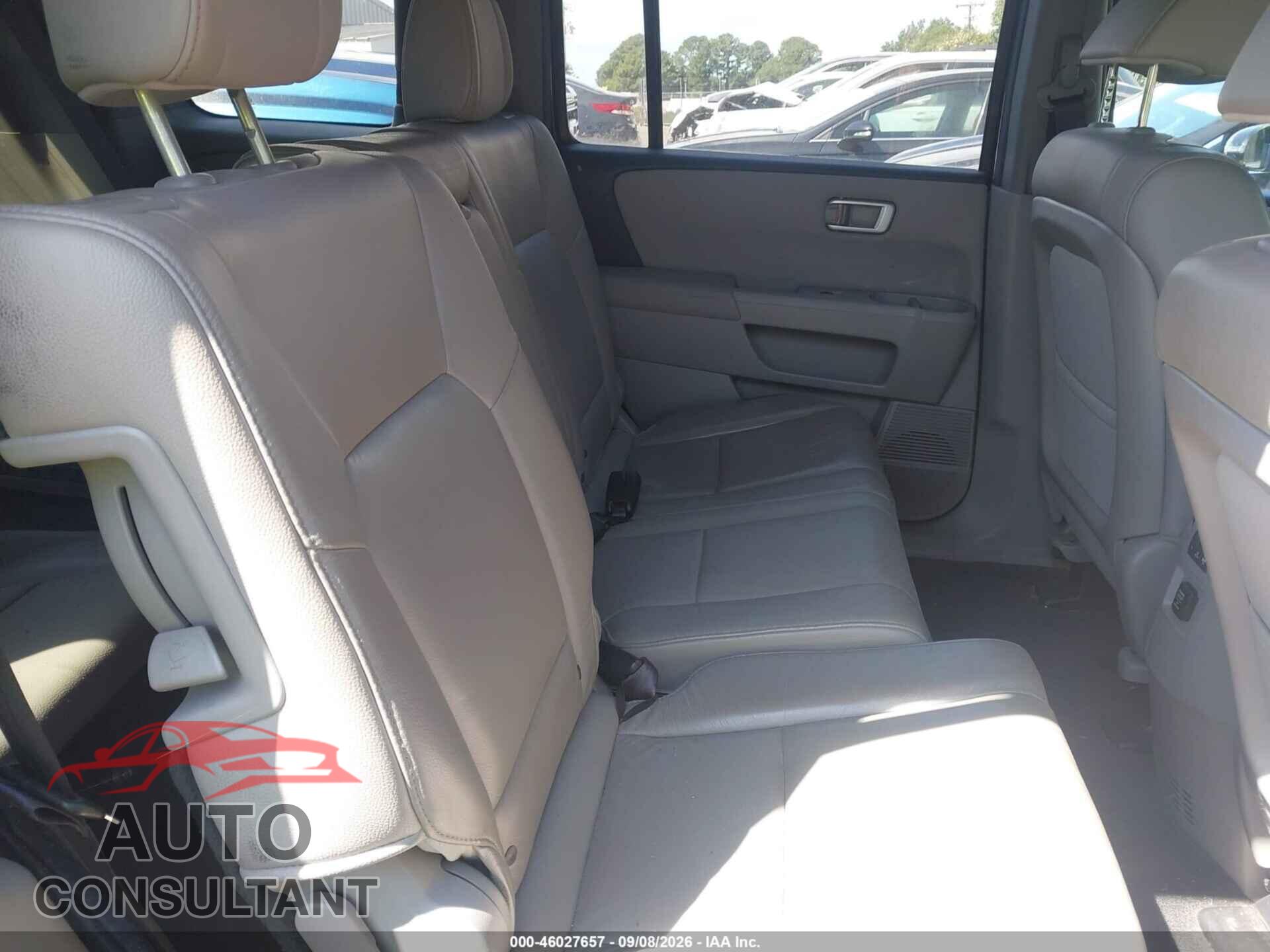 HONDA PILOT 2012 - 5FNYF3H59CB027500
