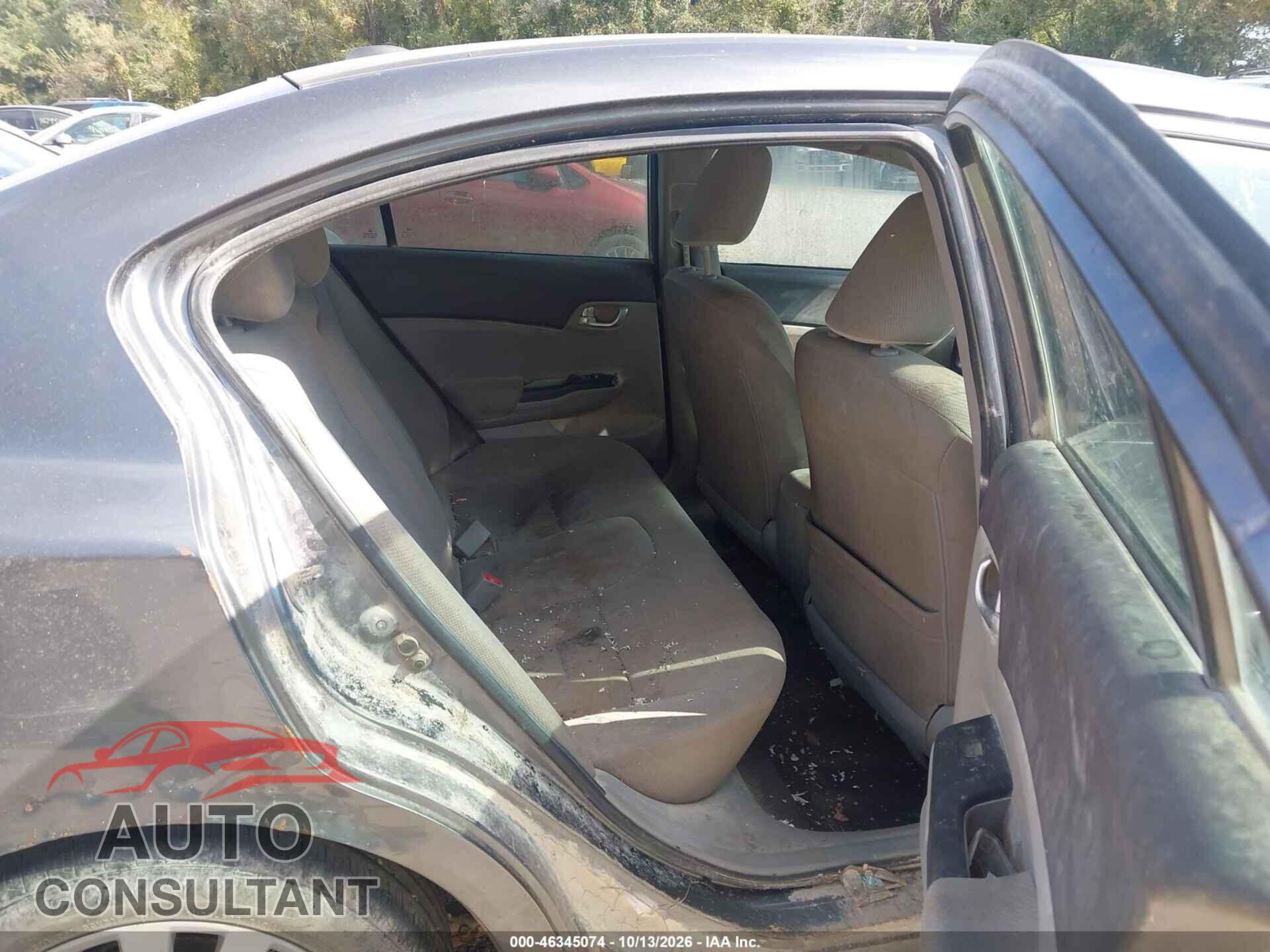 HONDA CIVIC 2012 - 2HGFB2F80CH306663