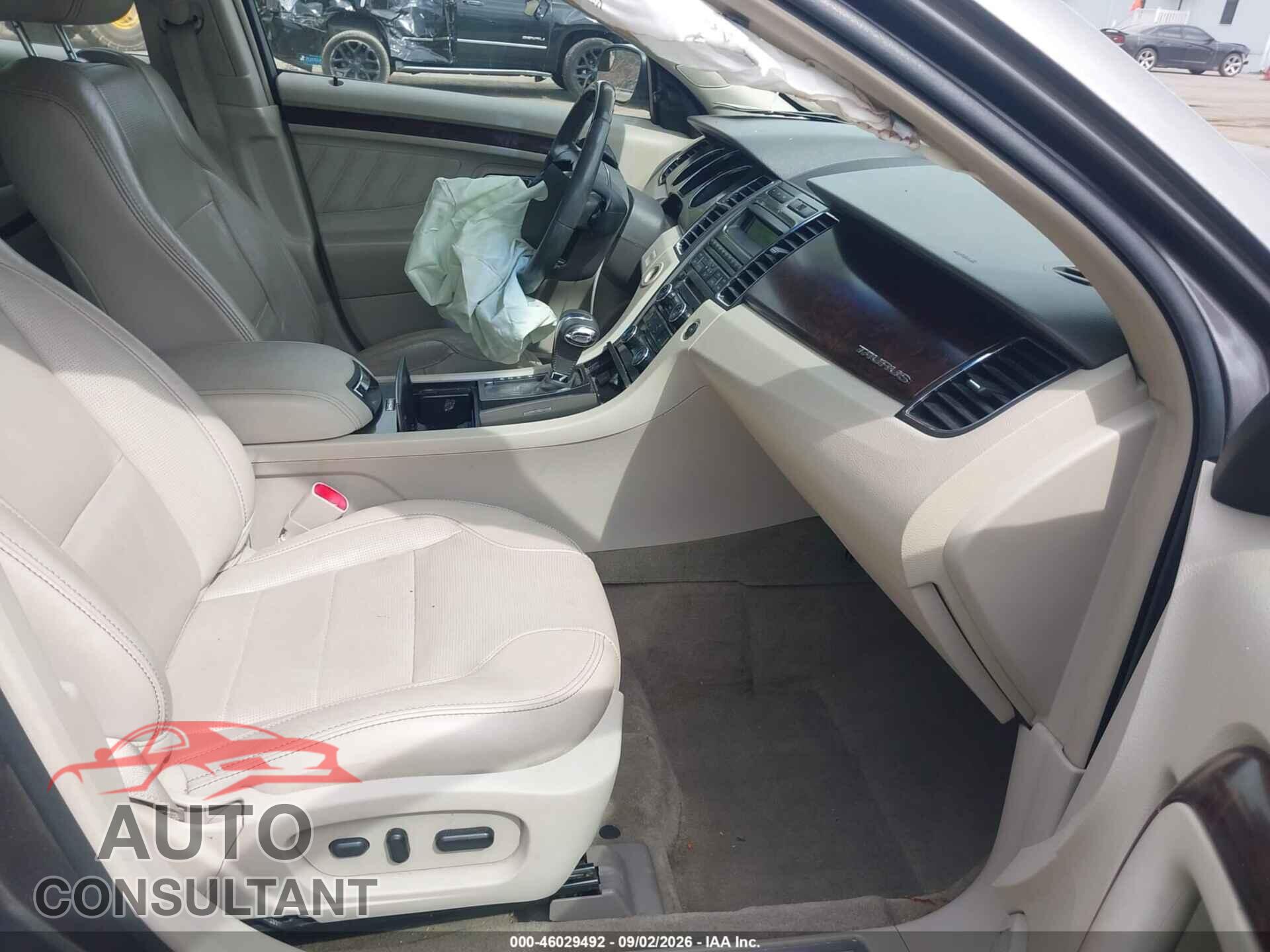 FORD TAURUS 2012 - 1FAHP2FW2CG129946