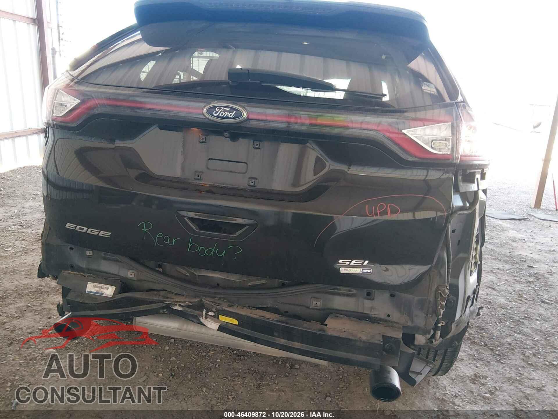 FORD EDGE 2015 - 2FMTK4J96FBB50080