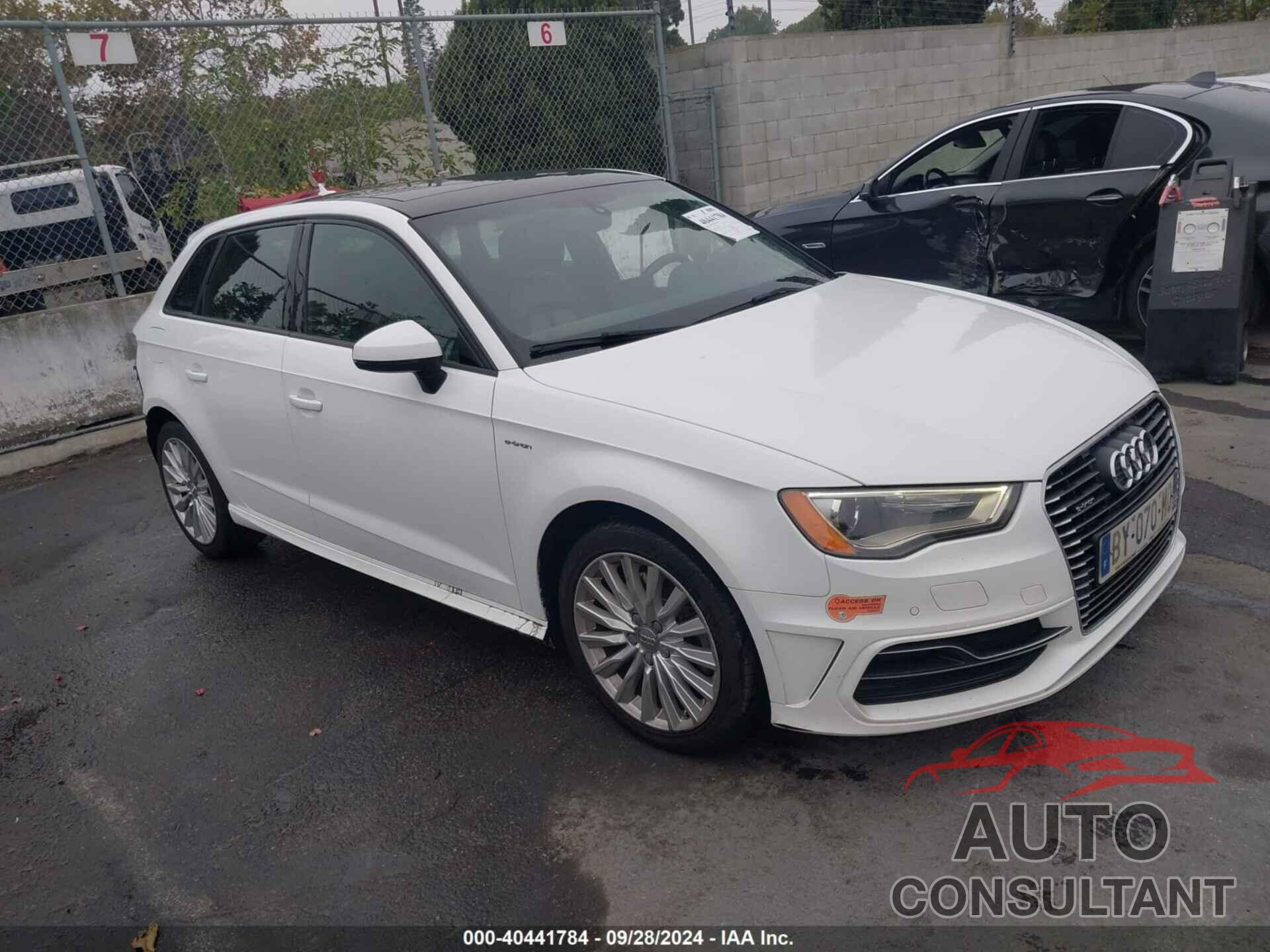 AUDI A3 E-TRON 2016 - WAUUPBFF4GA123872