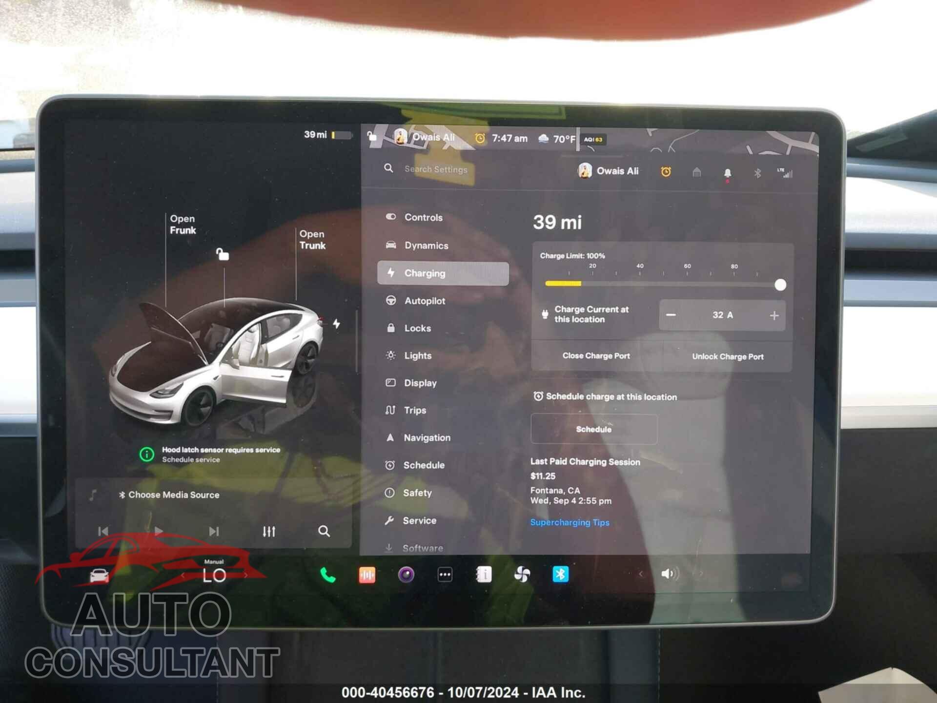 TESLA MODEL 3 2023 - 5YJ3E1EA5PF552000