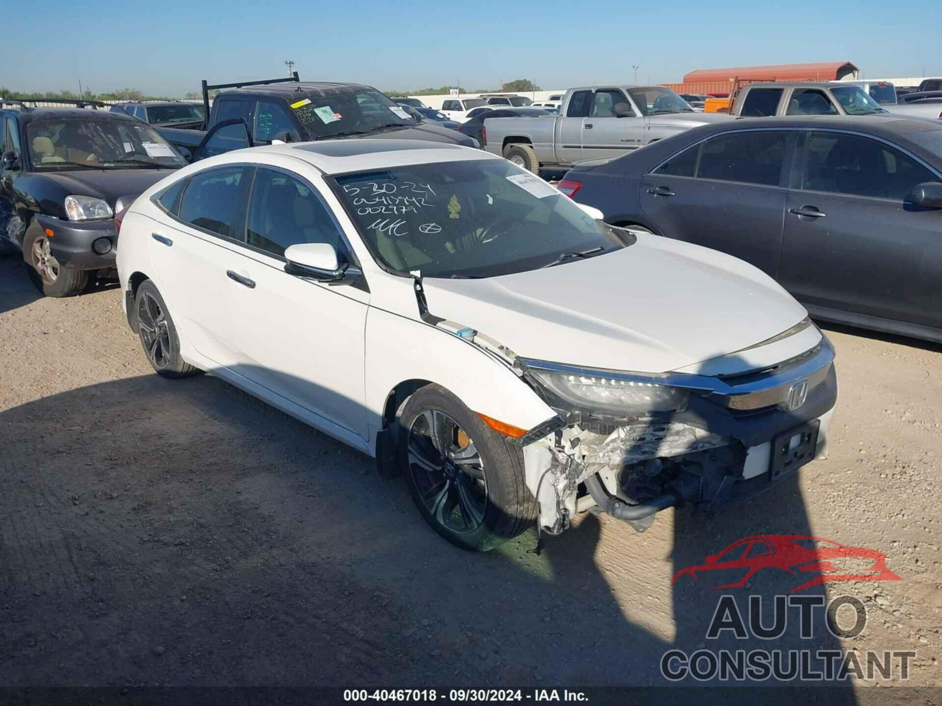 HONDA CIVIC 2016 - 19XFC1F98GE002979