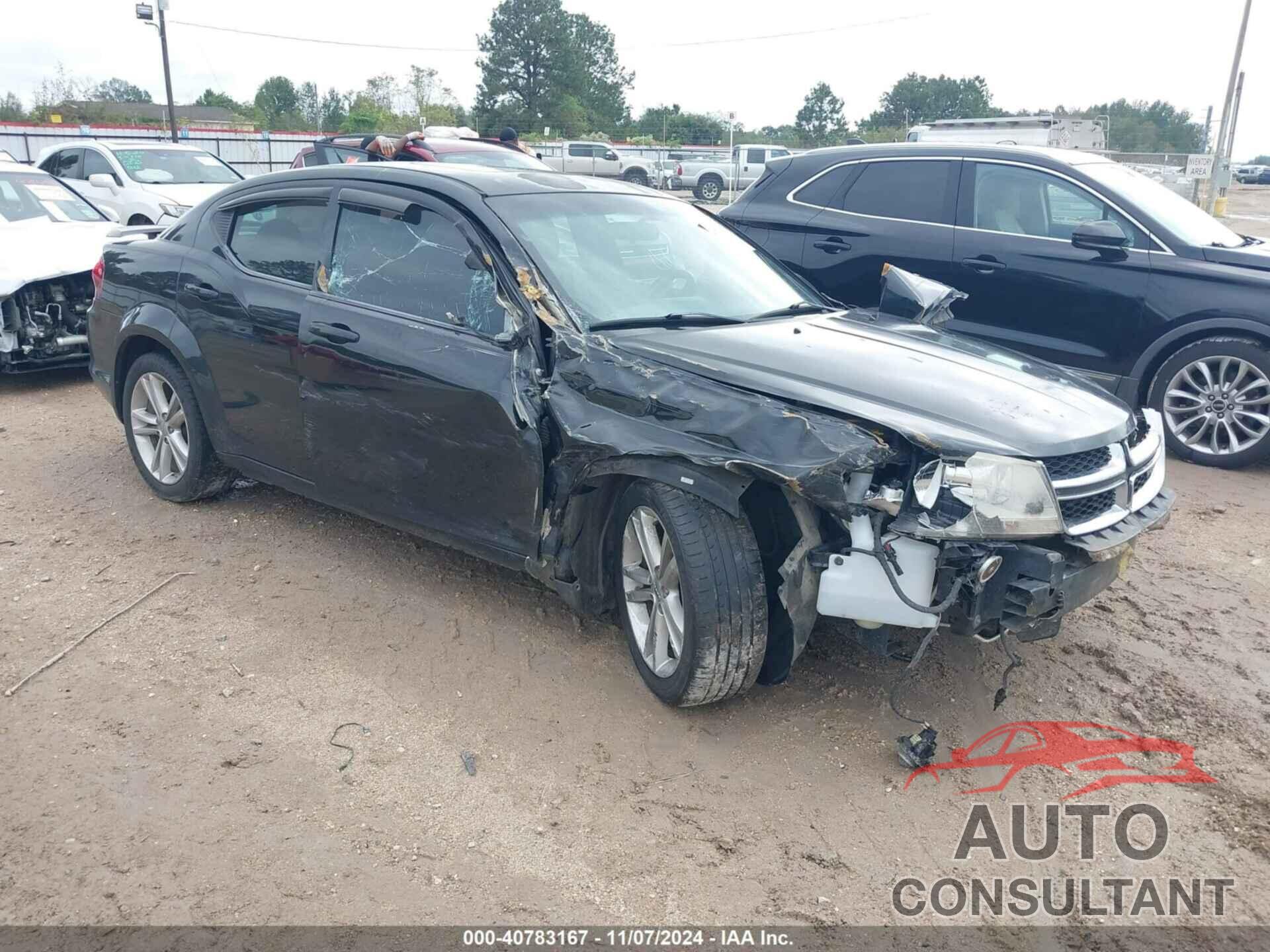 DODGE AVENGER 2011 - 1B3BD1FG3BN506792