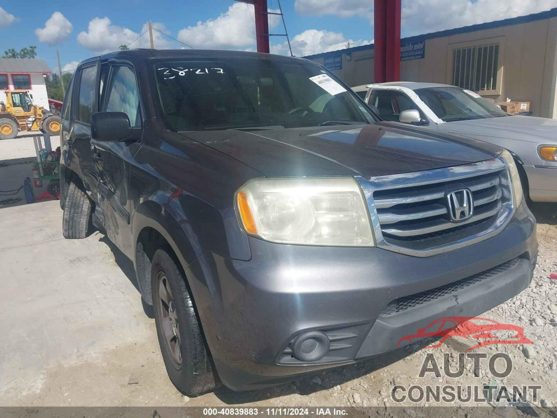 HONDA PILOT 2015 - 5FNYF3H28FB034030