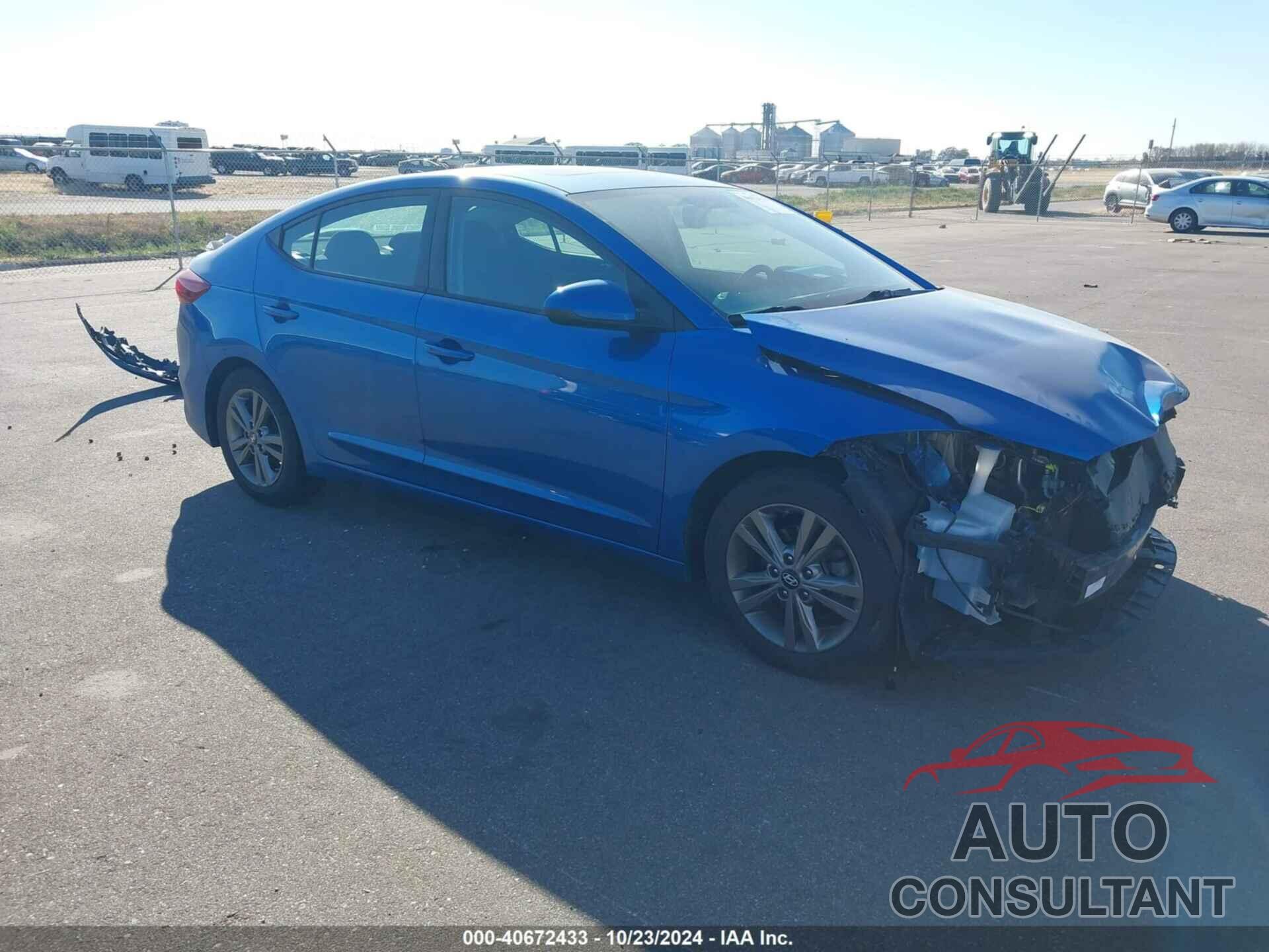 HYUNDAI ELANTRA 2017 - 5NPD84LF2HH195373