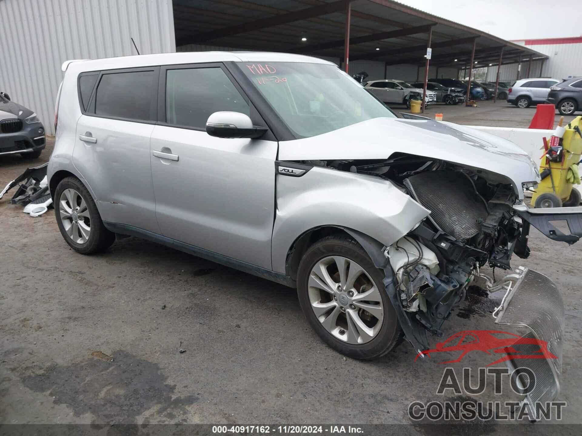 KIA SOUL 2016 - KNDJX3A55G7832110