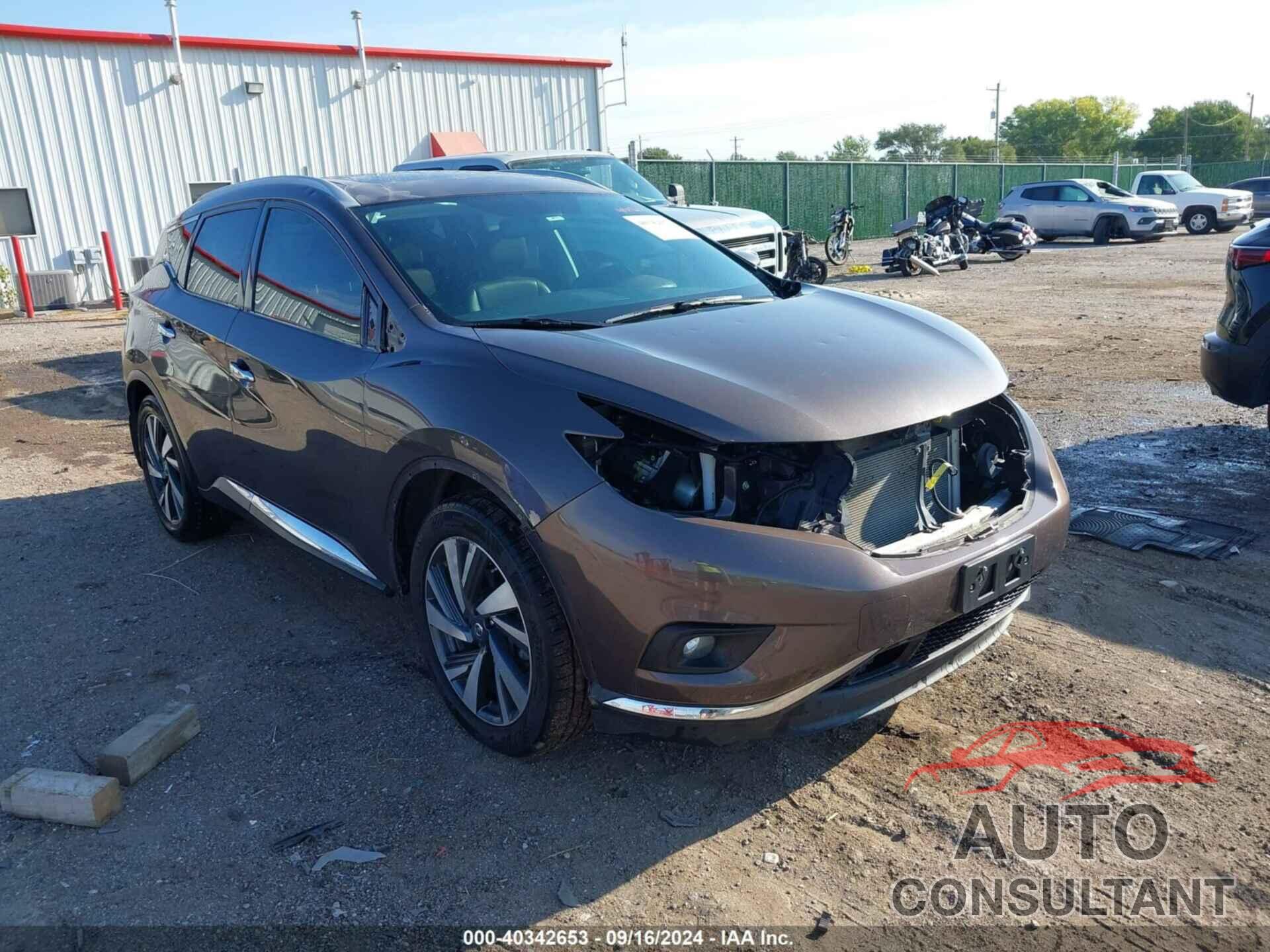NISSAN MURANO 2018 - 5N1AZ2MH8JN122921