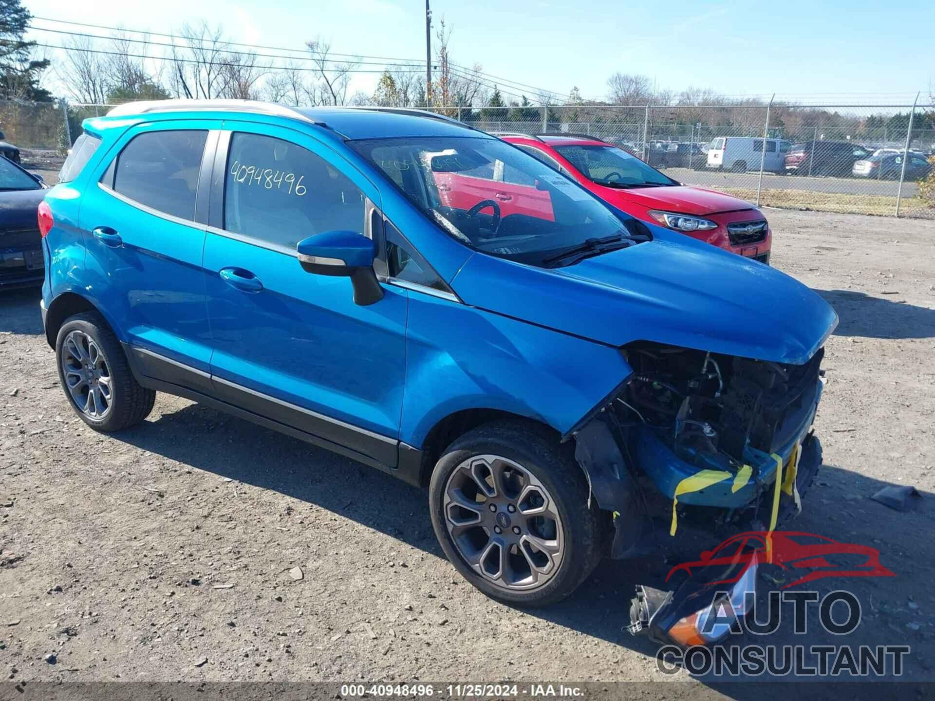 FORD ECOSPORT 2020 - MAJ6S3KL7LC339778