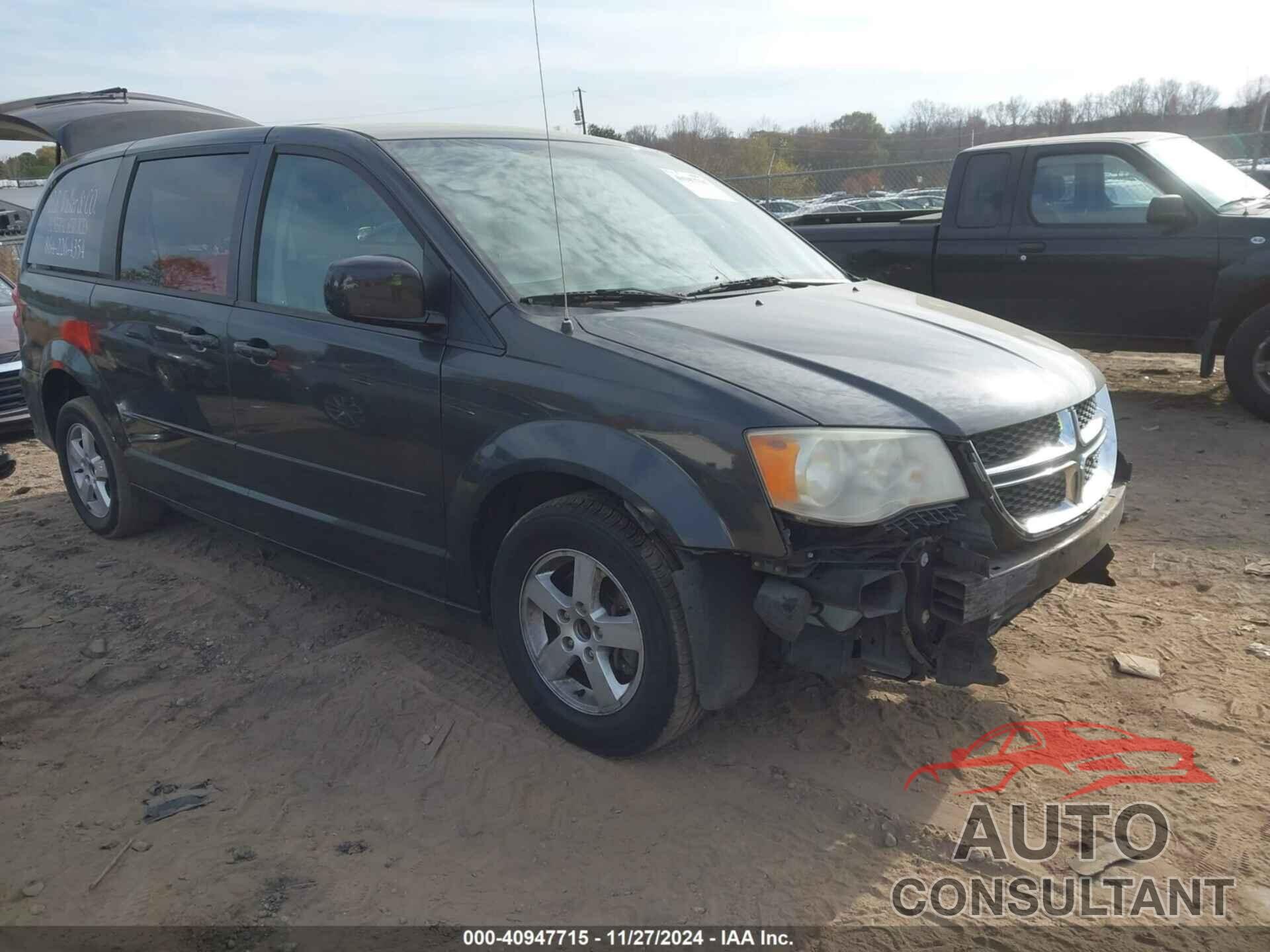 DODGE GRAND CARAVAN 2012 - 2C4RDGCG9CR218963