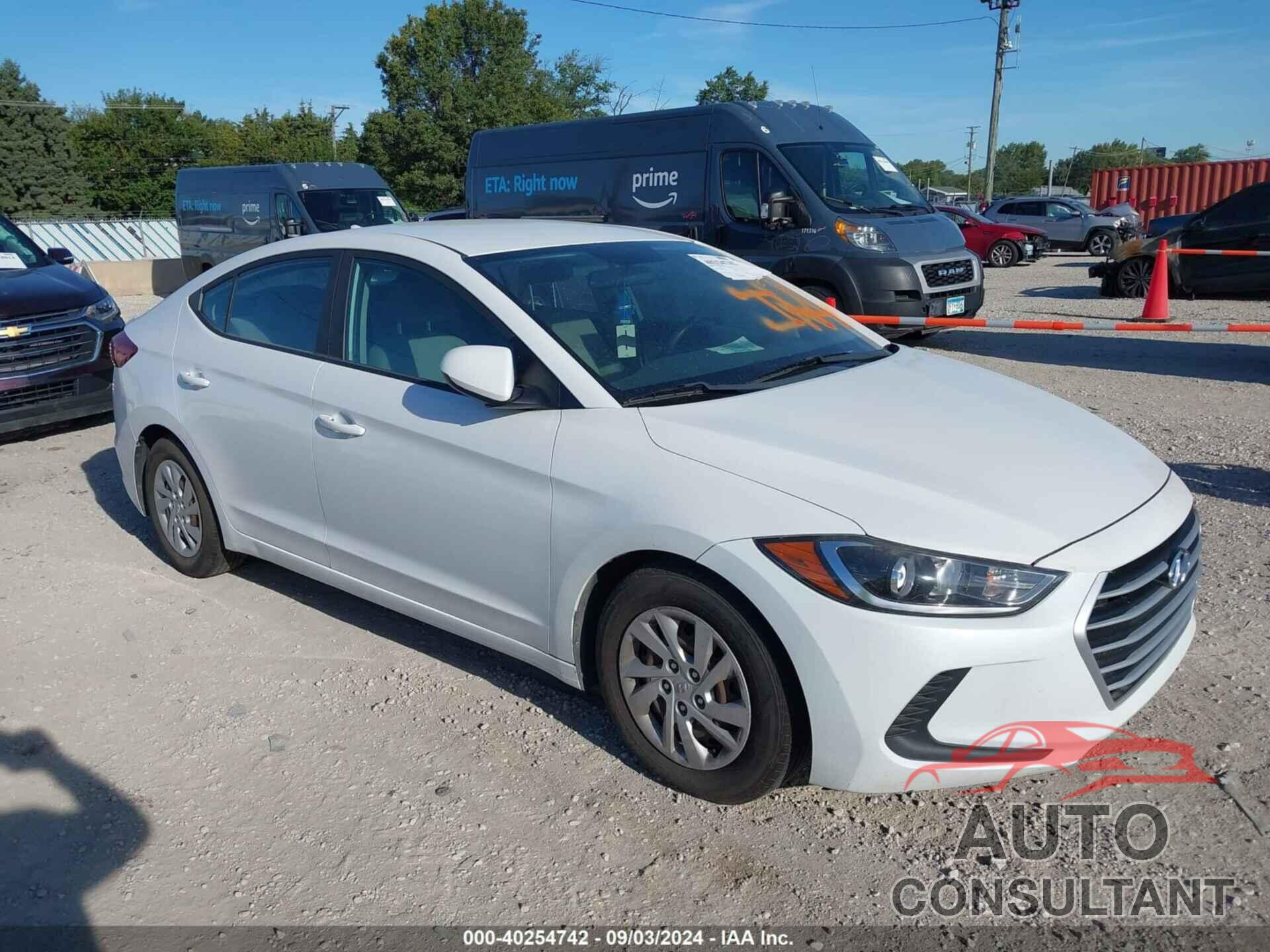 HYUNDAI ELANTRA 2017 - 5NPD74LF6HH212629